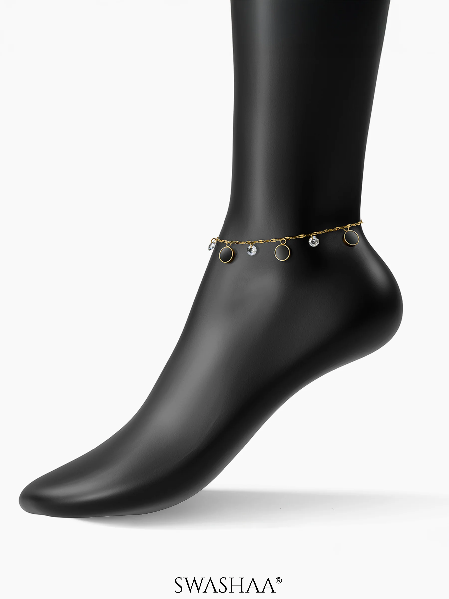 Alexis 18K Gold Plated Women's Anklet - Image 3