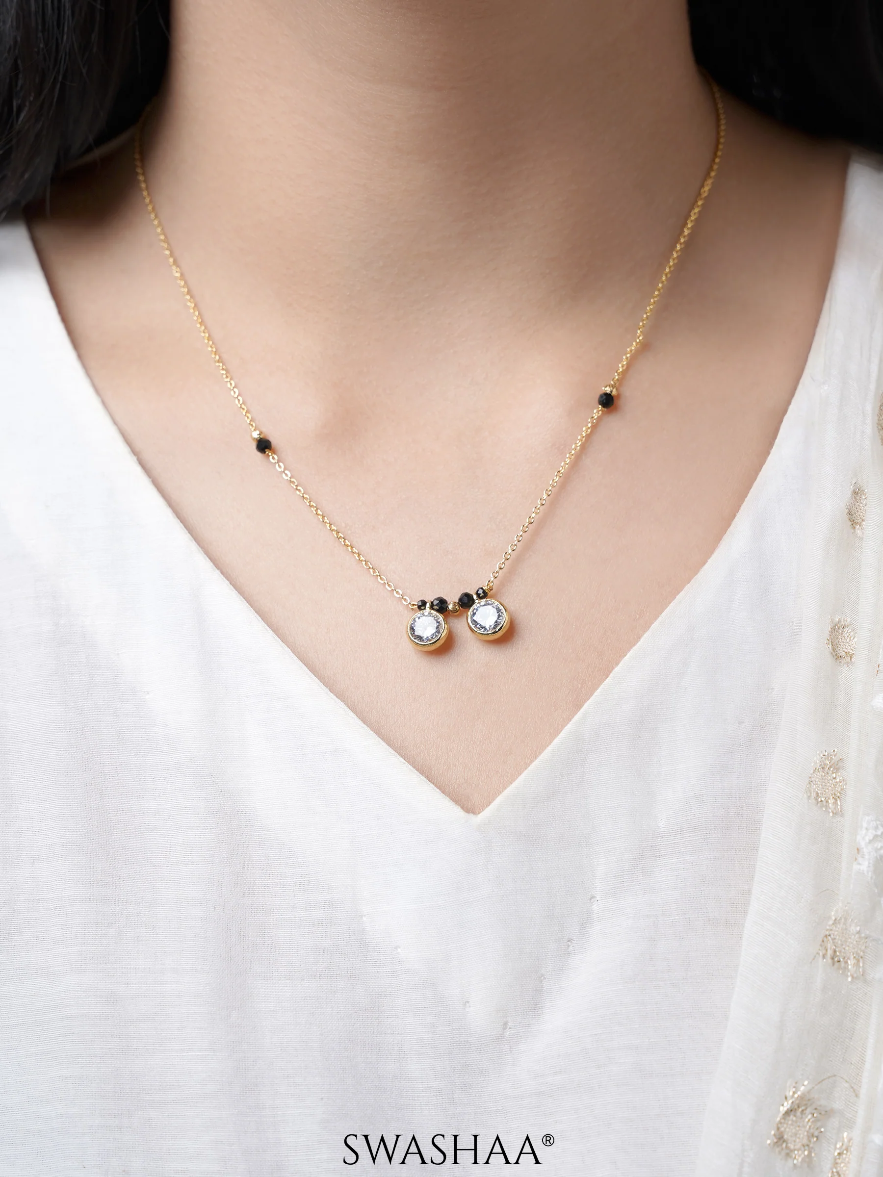 Amira Radiant Bond 18K Gold Plated Mangalsutra - Image 2