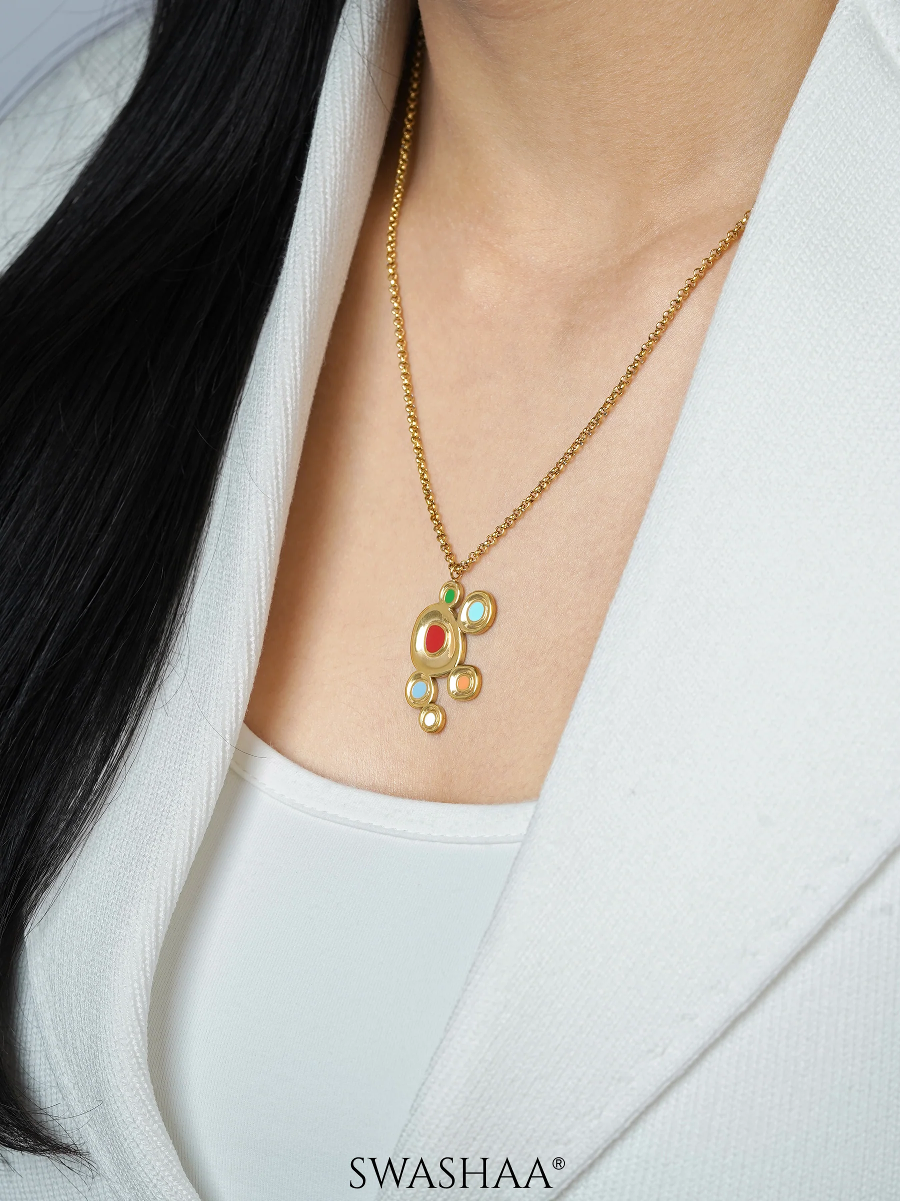 Antonia 18K Gold Plated Necklace - Image 3