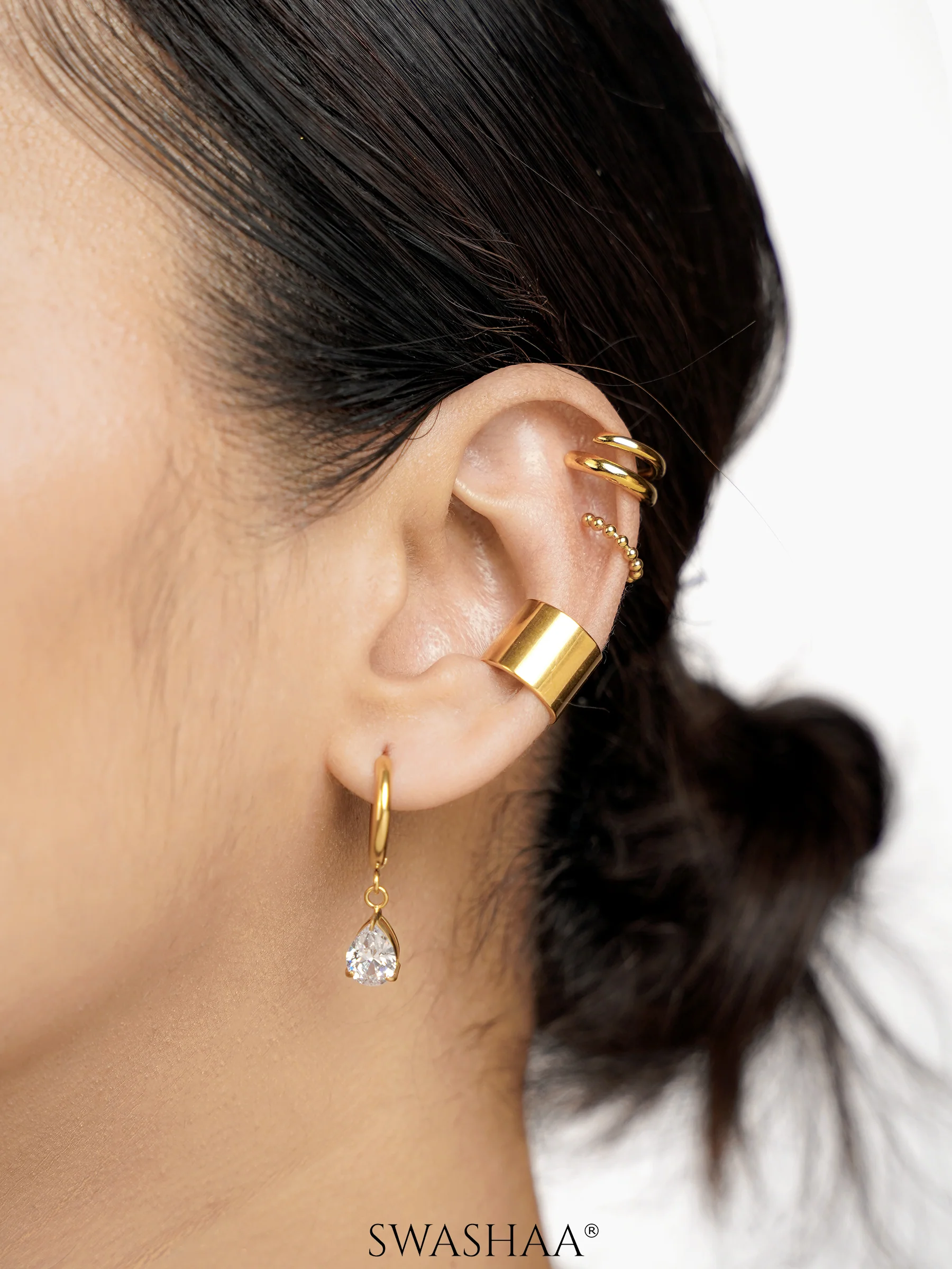 Arven Bold Ear Cuffs - Image 9