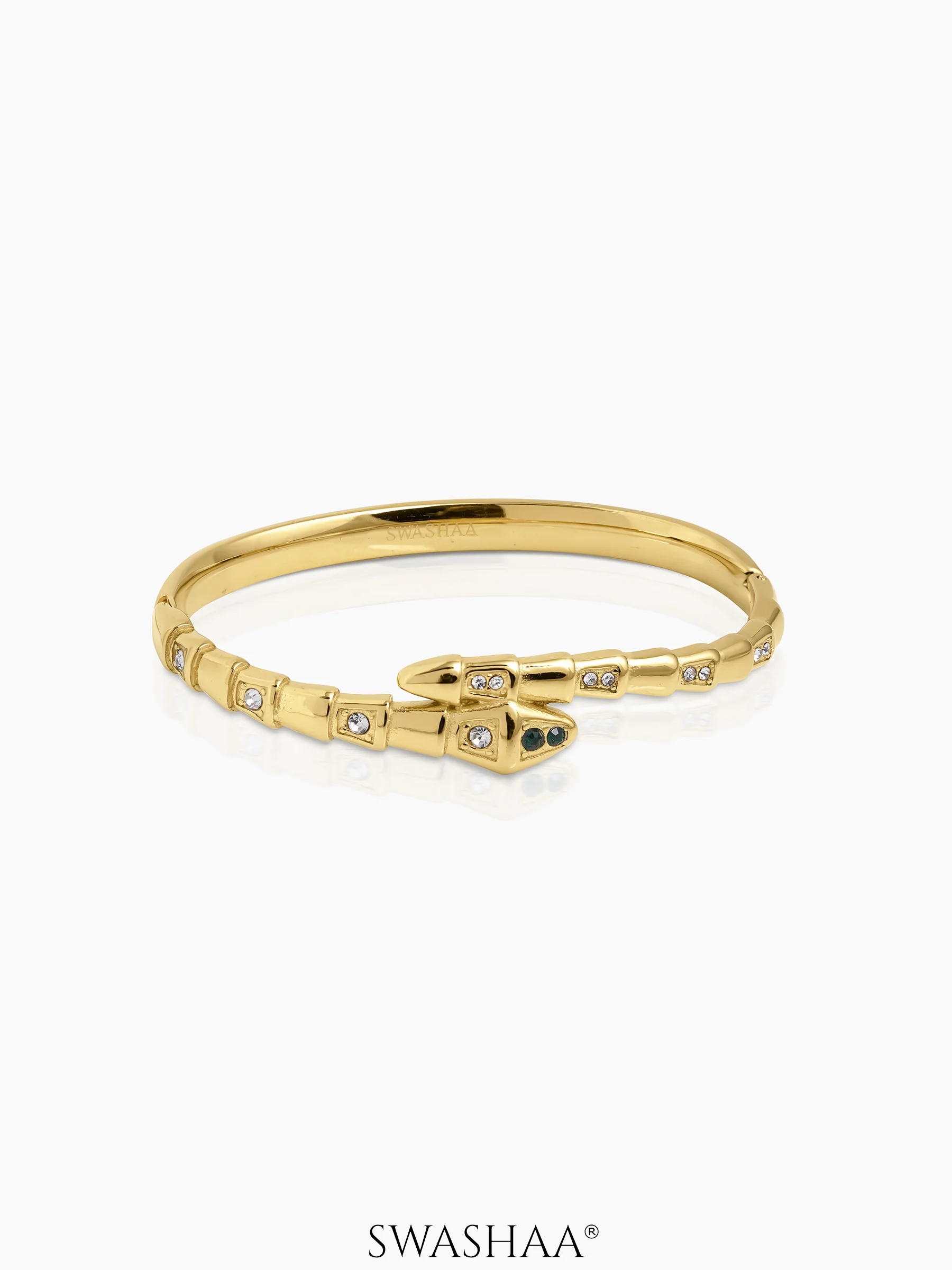 Aurza Snake Diamond Band Bracelet - Image 3