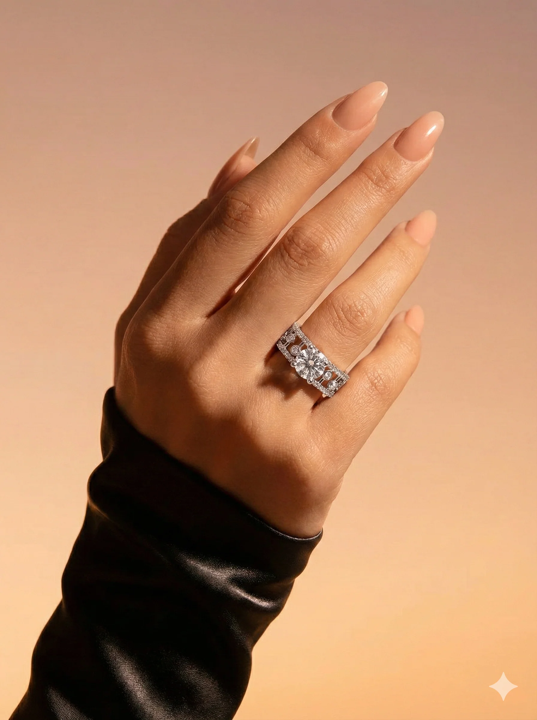 Averin Solitaire Ring - Image 2