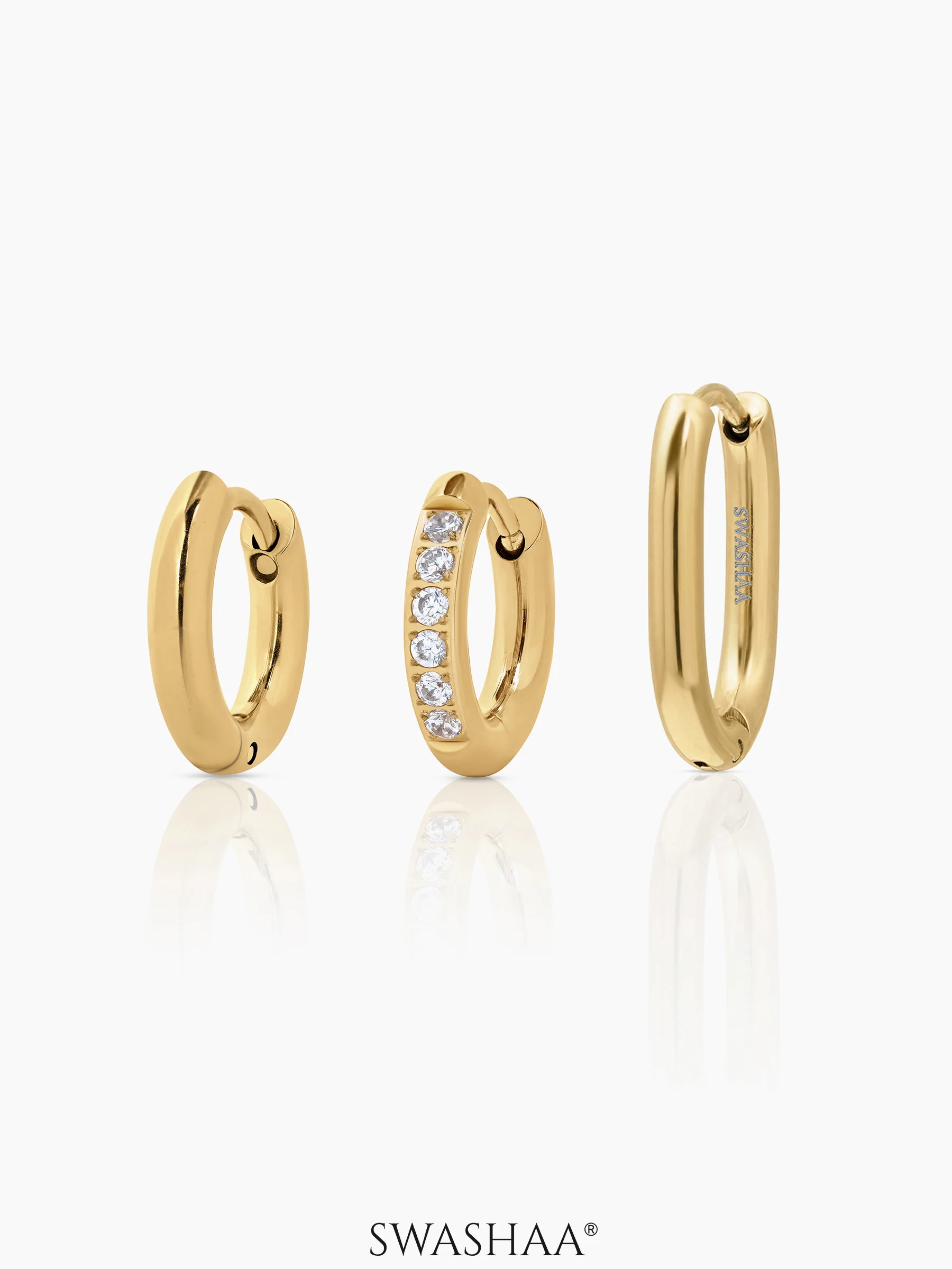 Ayra Women's Hoop Earrings Set - Image 4