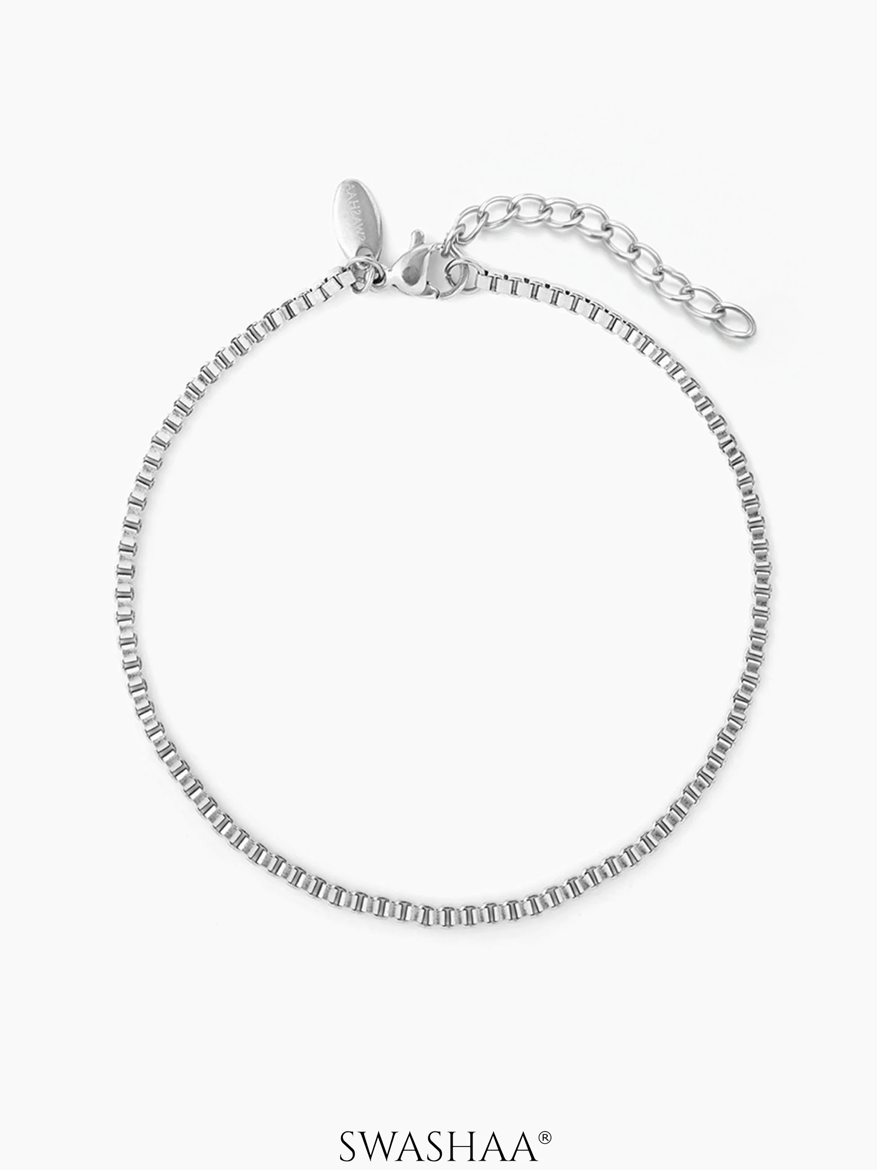 Box Chain 2MM Women's Bracelet - Image 4