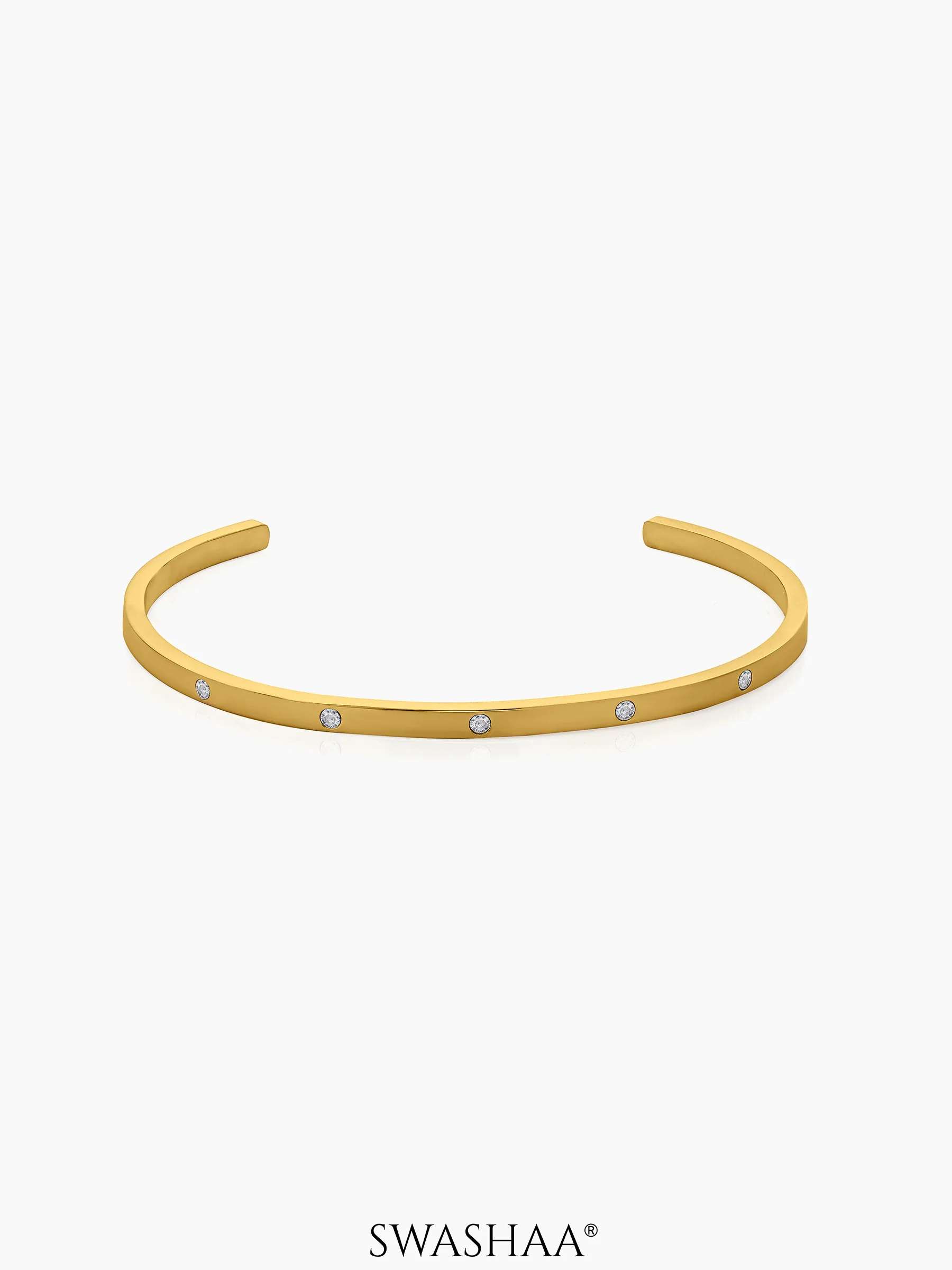 Bree Diamond Cuff Bracelet - Image 3