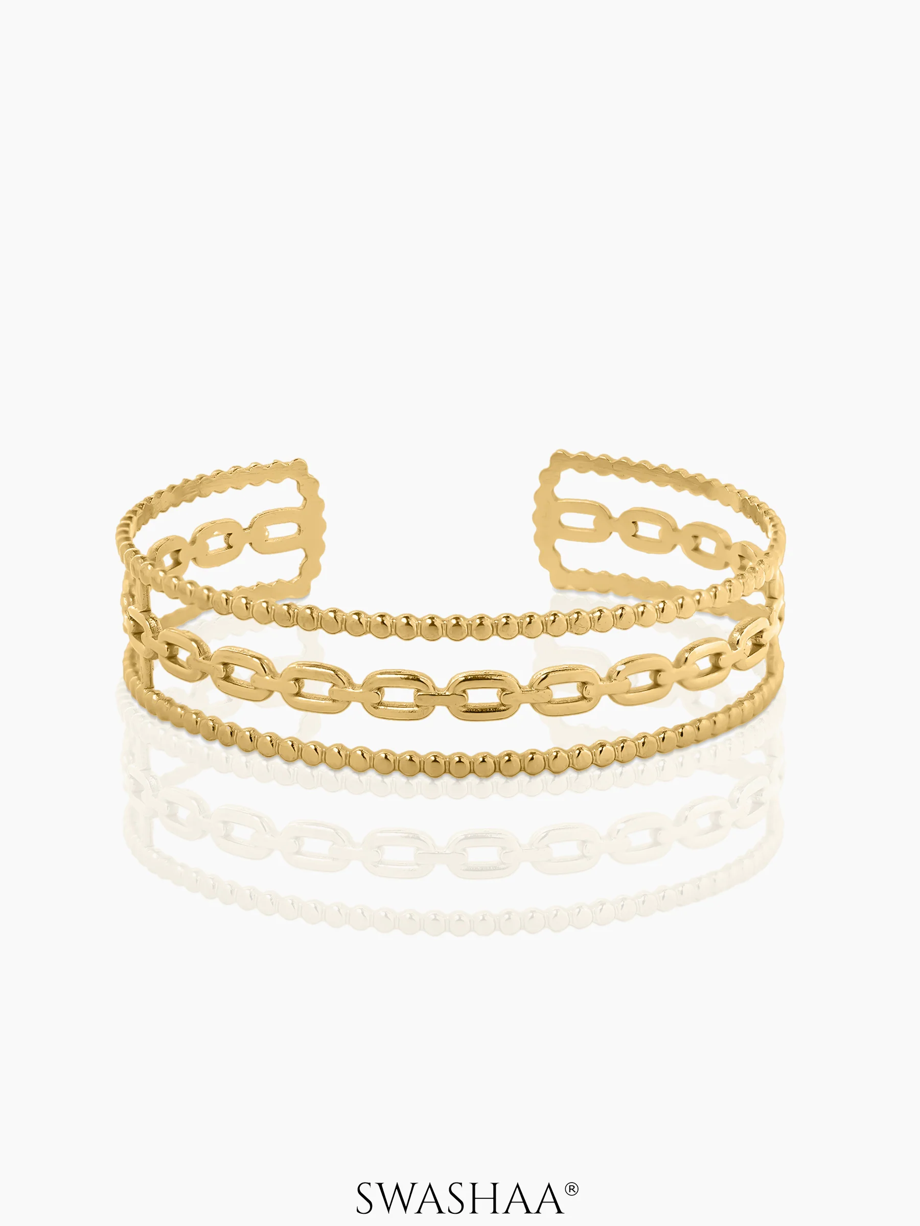 Cambria 18K Gold Plated Bracelet - Image 4