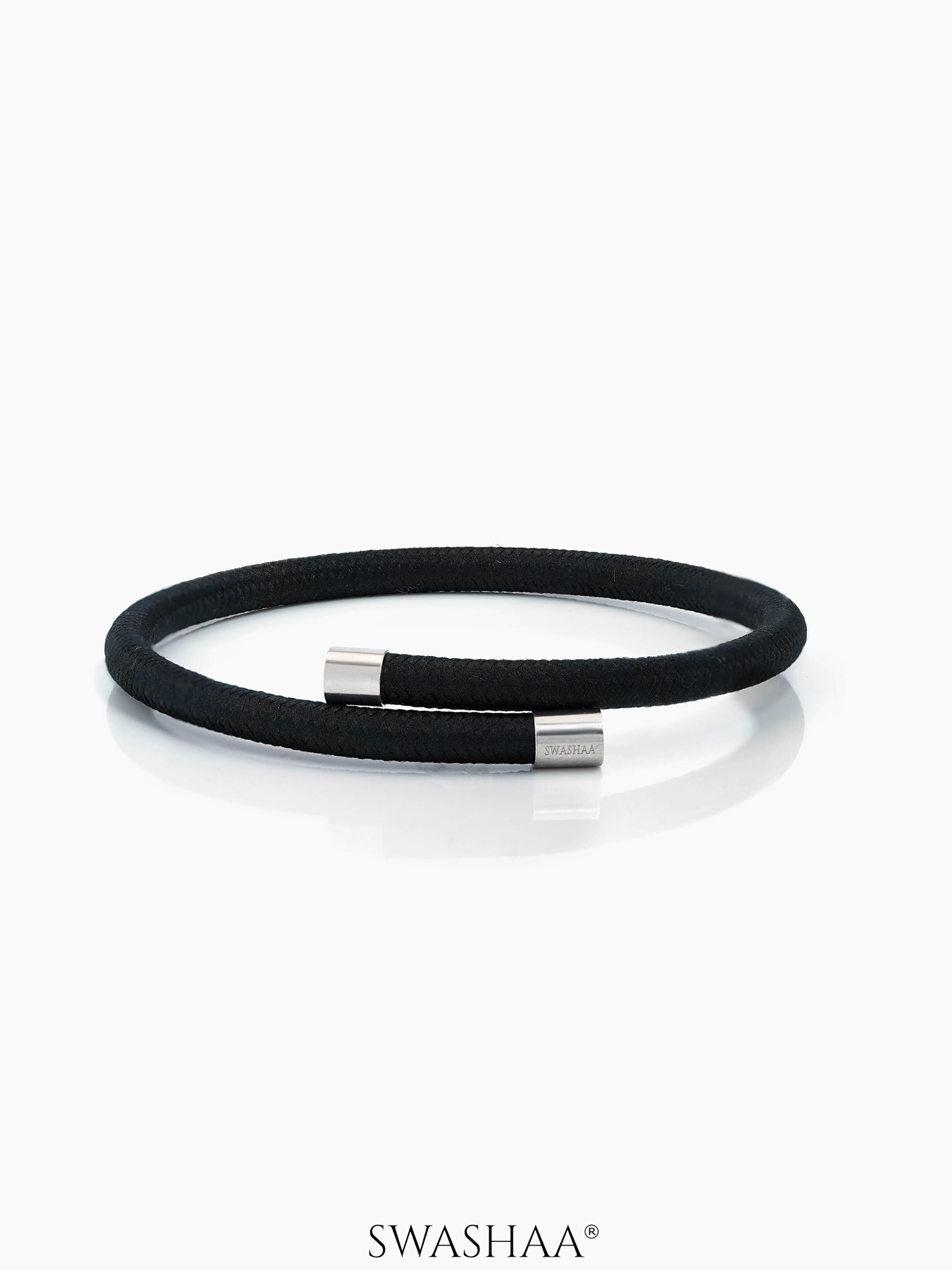 Carbon Curve Men's Rope cuff Bracelet