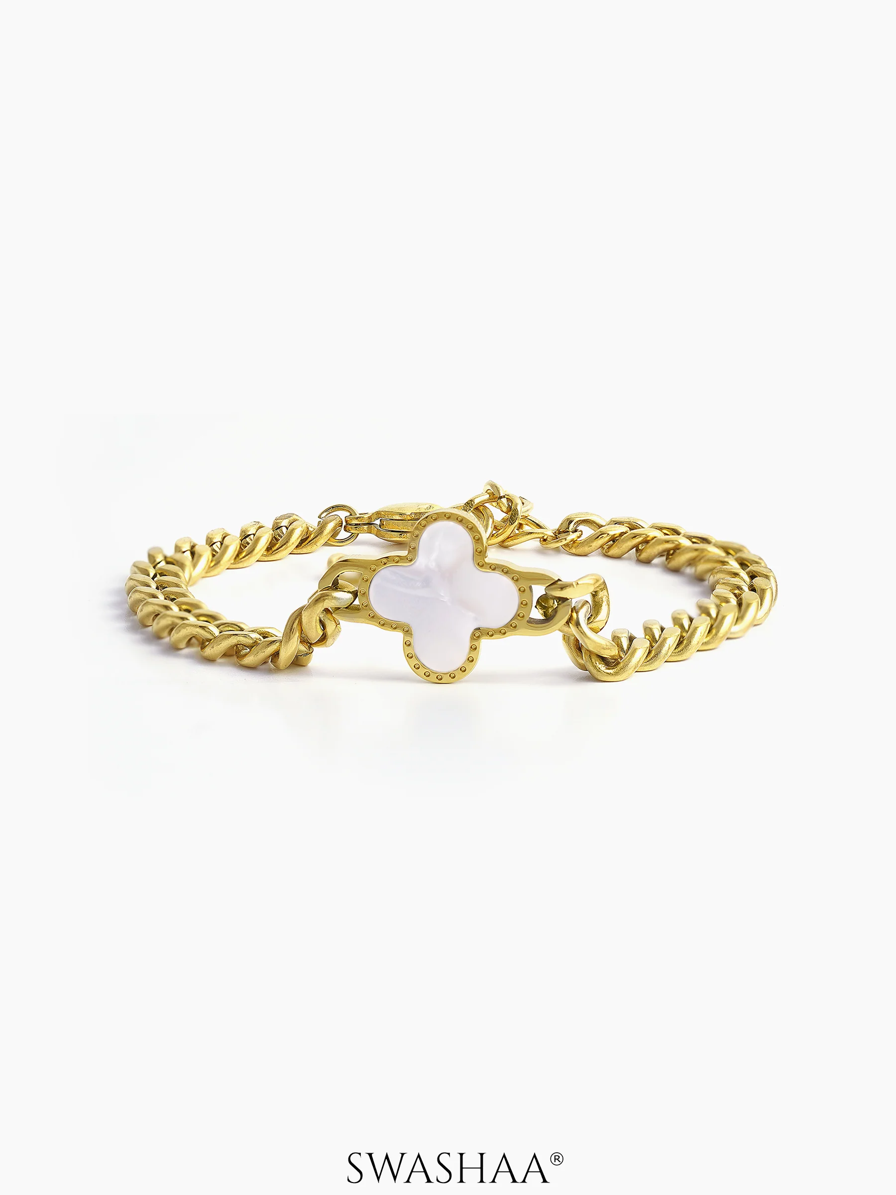 Clover Chain Men's Bracelet - Image 9