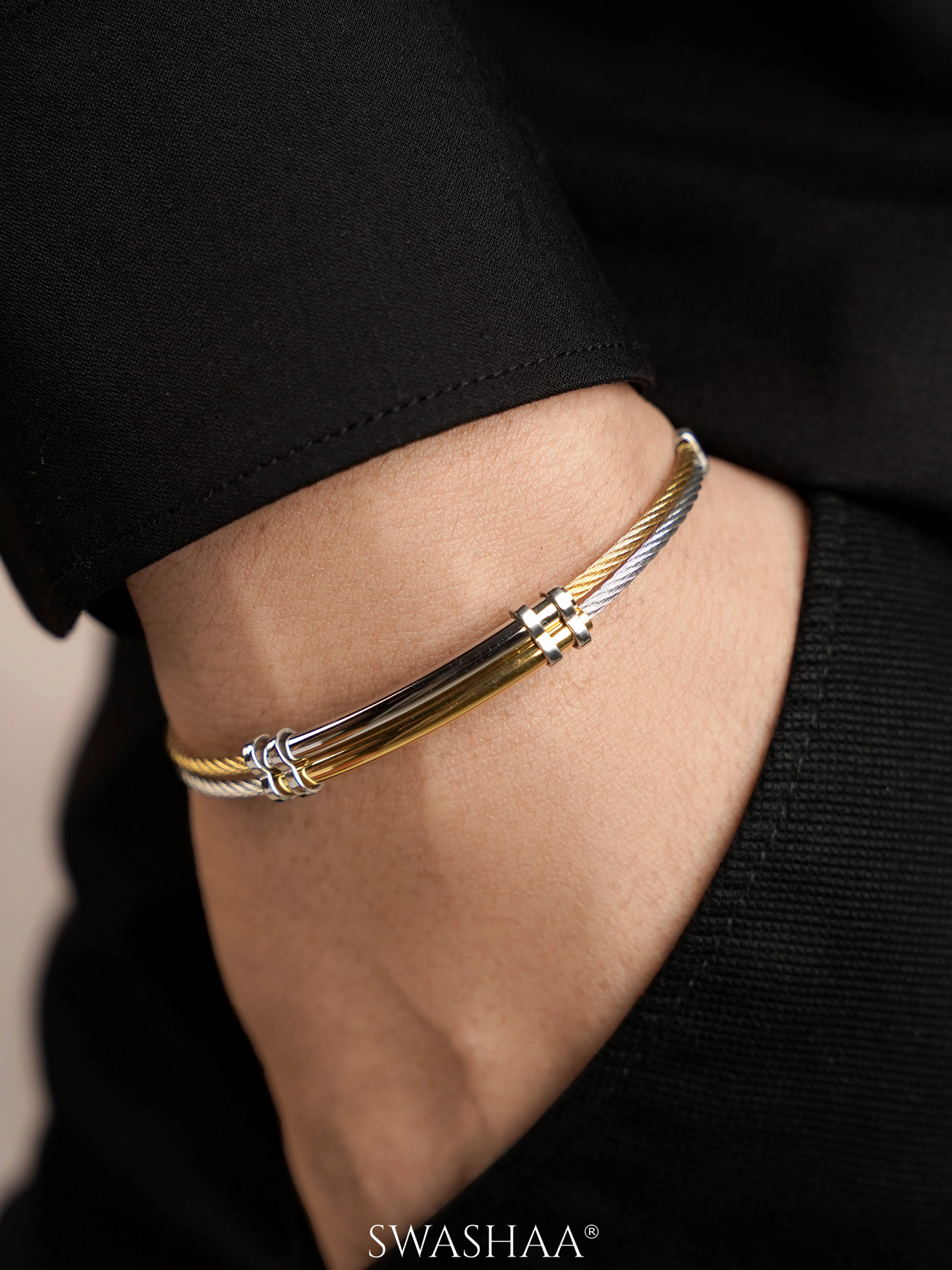 Crew Wired Men's Bracelet - Image 4