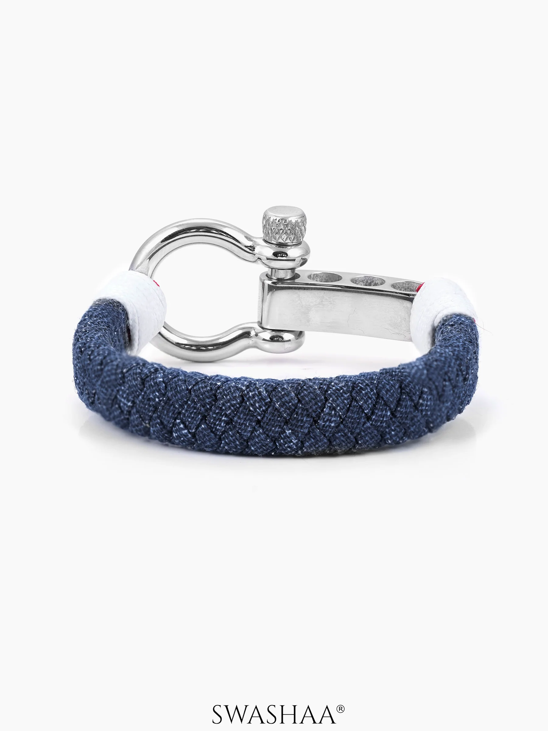 Denim Nautical Men's Rope Bracelet - Image 5