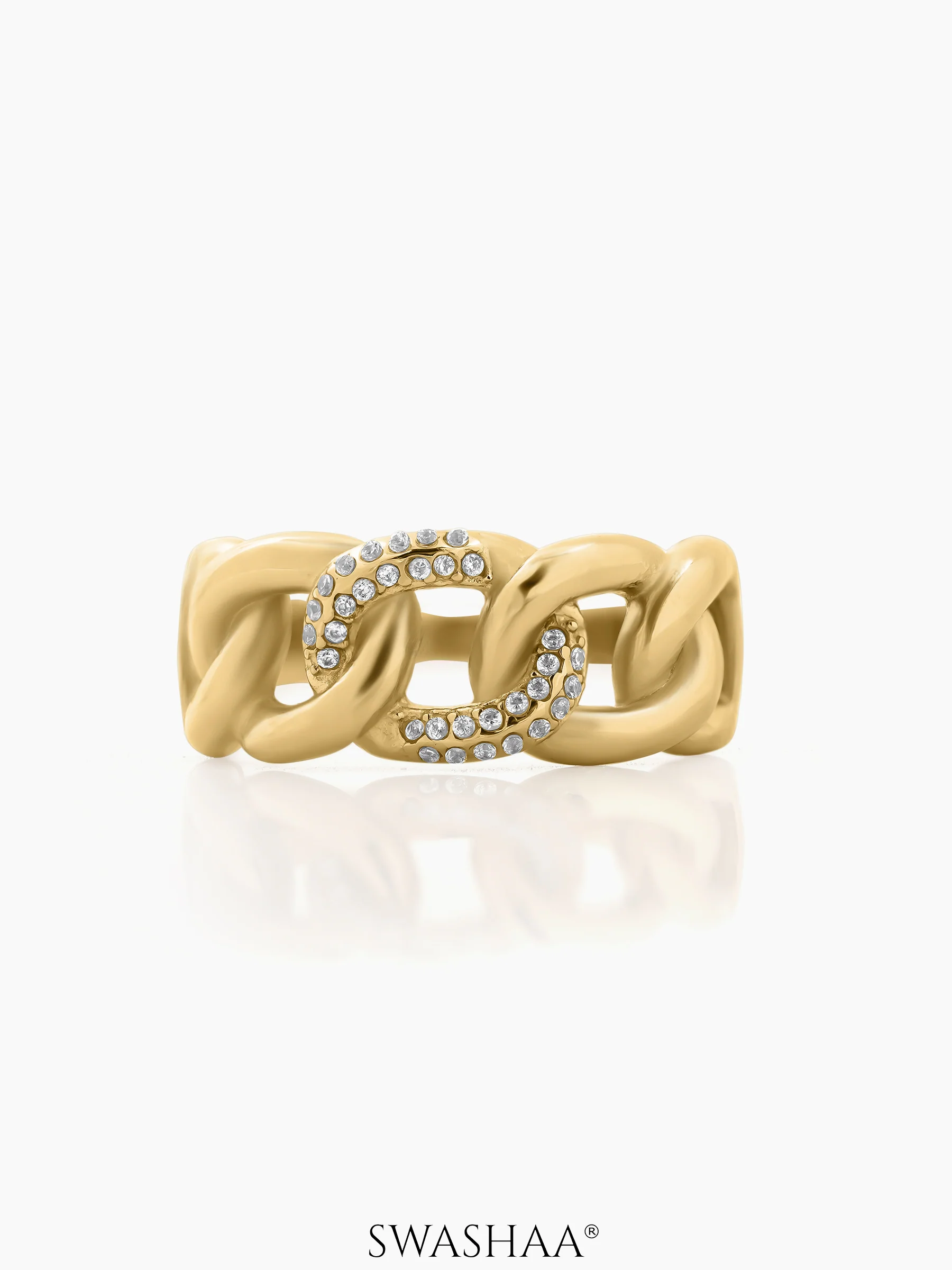 Elani Link Diamond Ring - Image 2