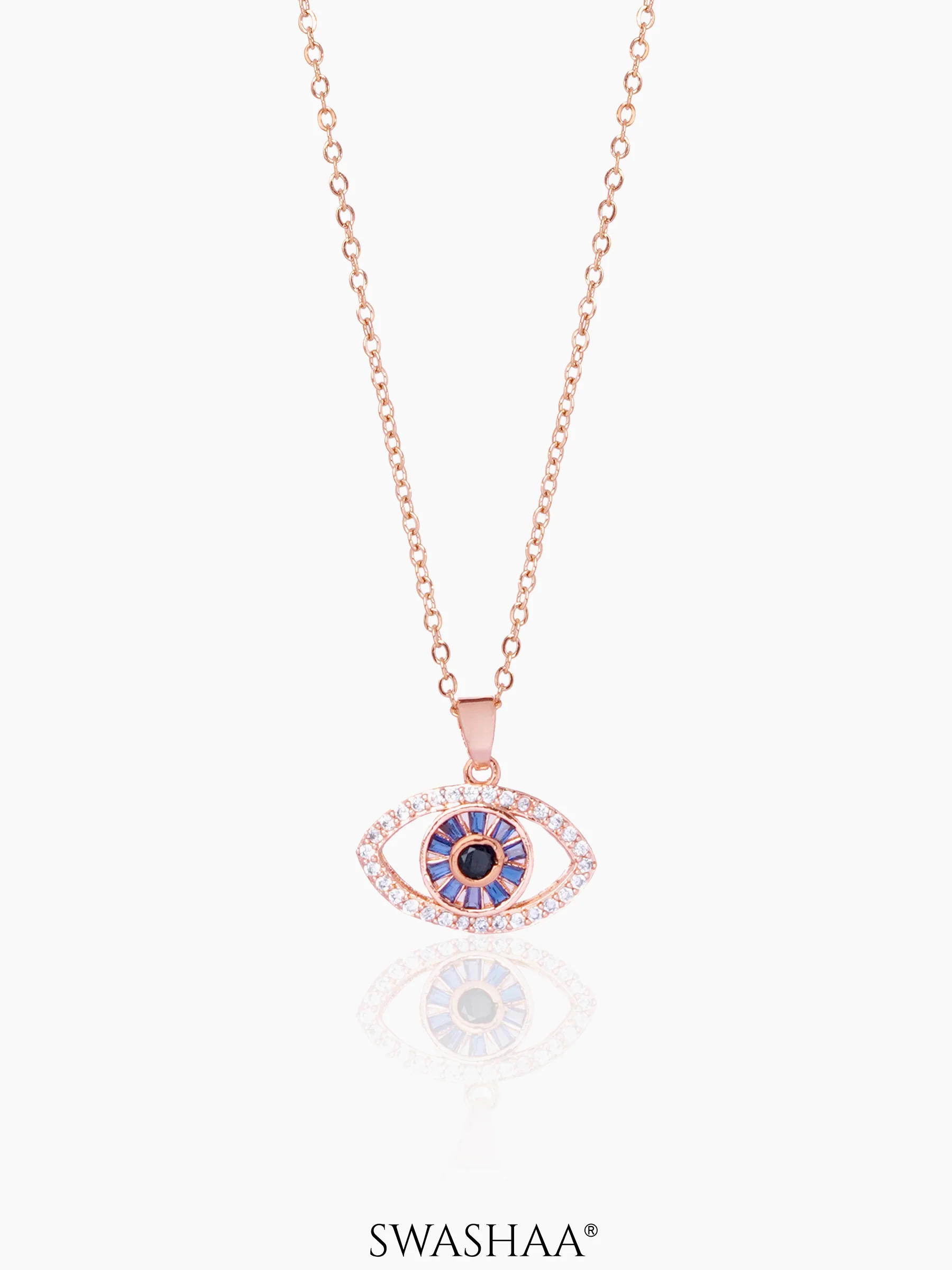 Fire & Ice Evil Eye Necklace - Image 4