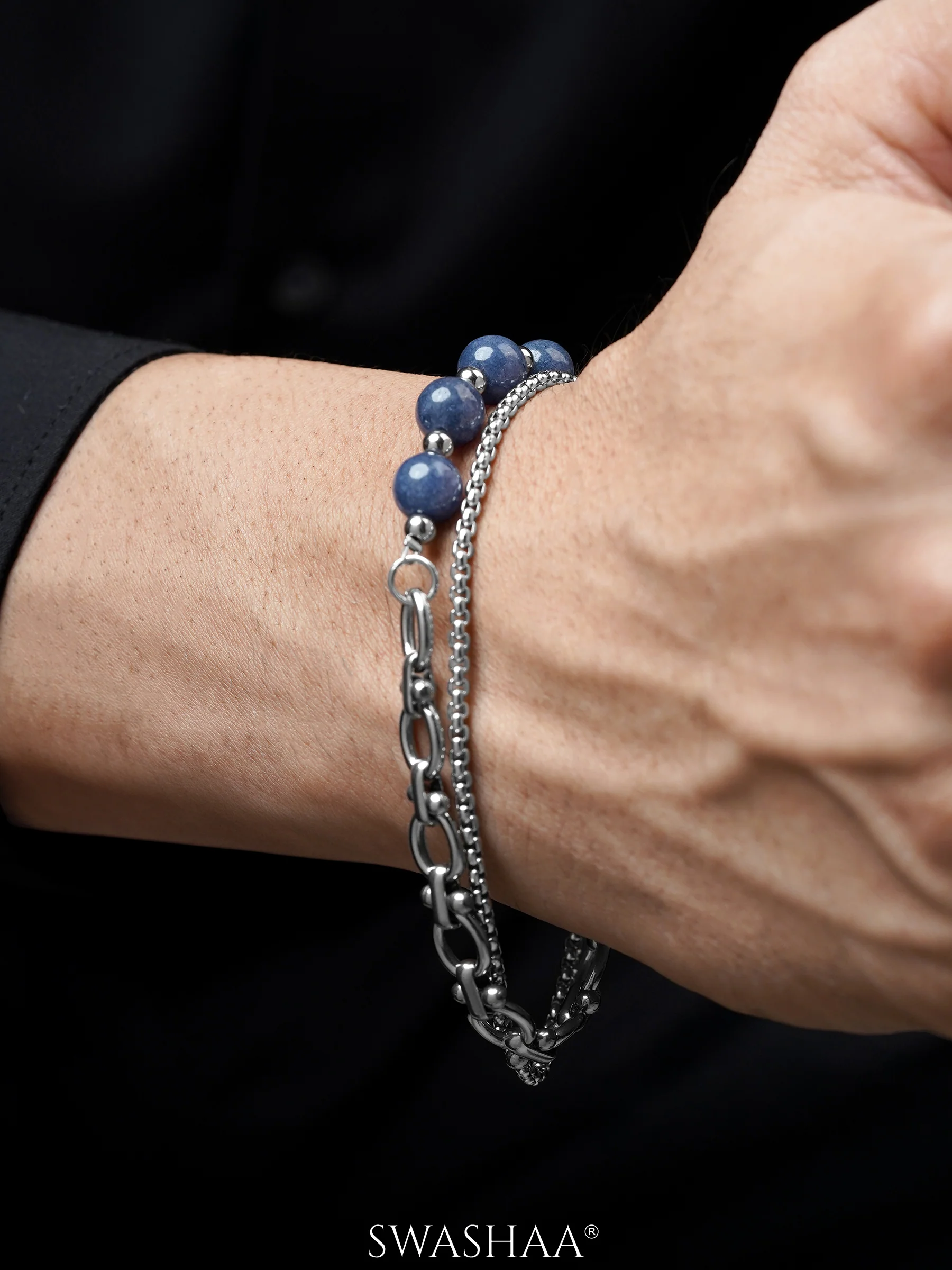 Franso Men's Beaded Bracelet - Image 3