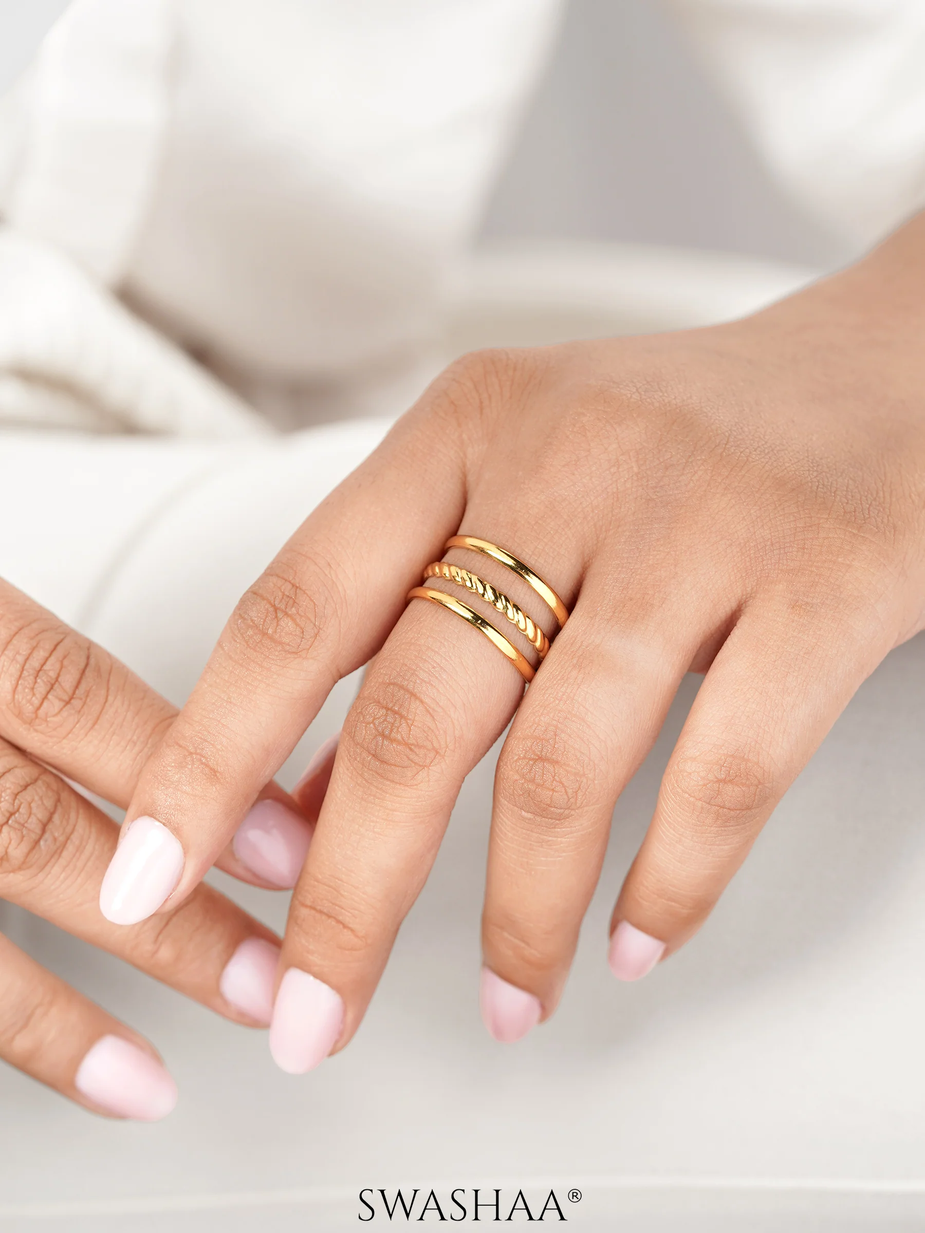 Gigi 18K Gold Plated Ring - Image 4