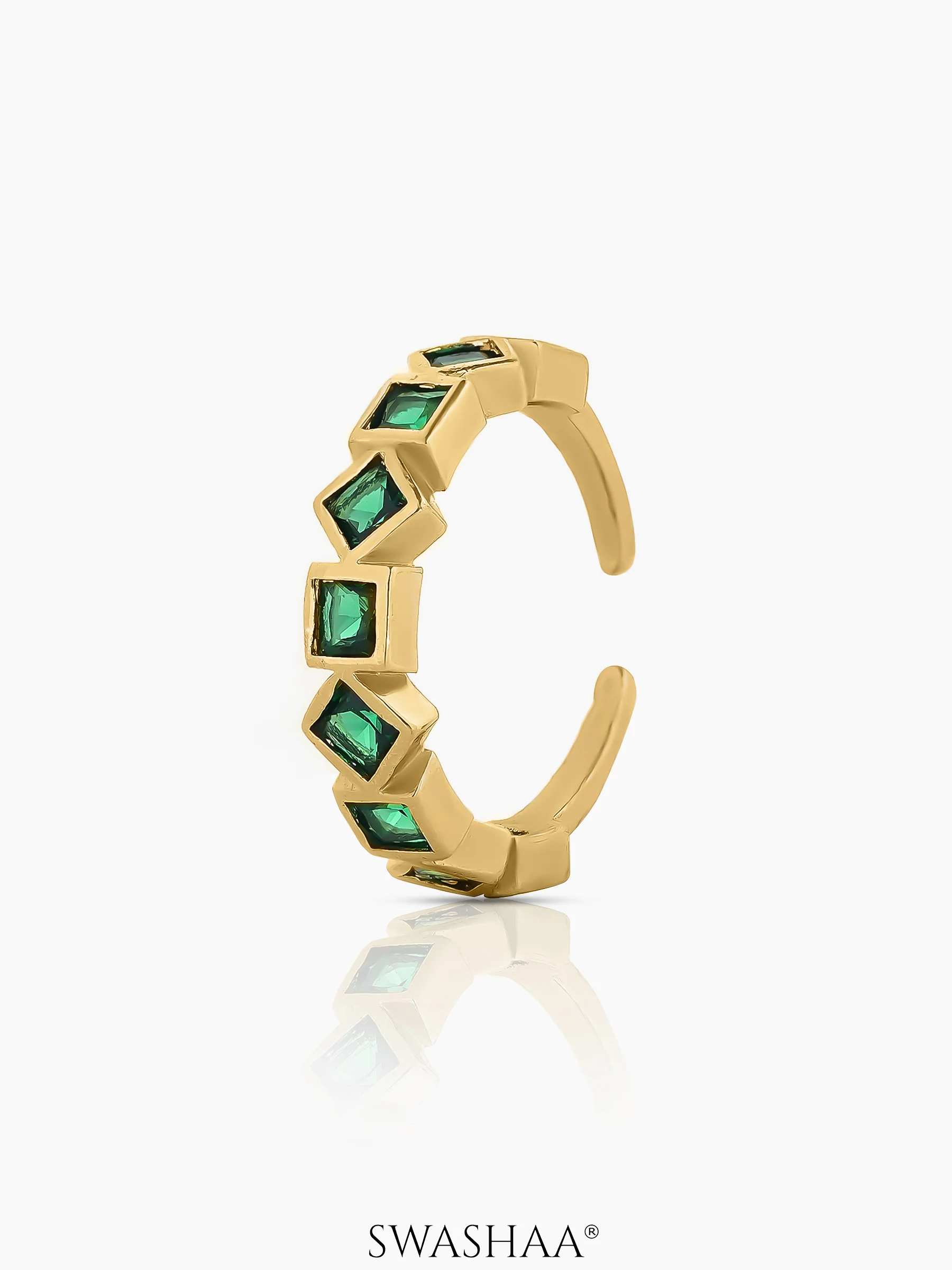 Giselle Emarald 18K Gold Plated Band Ring