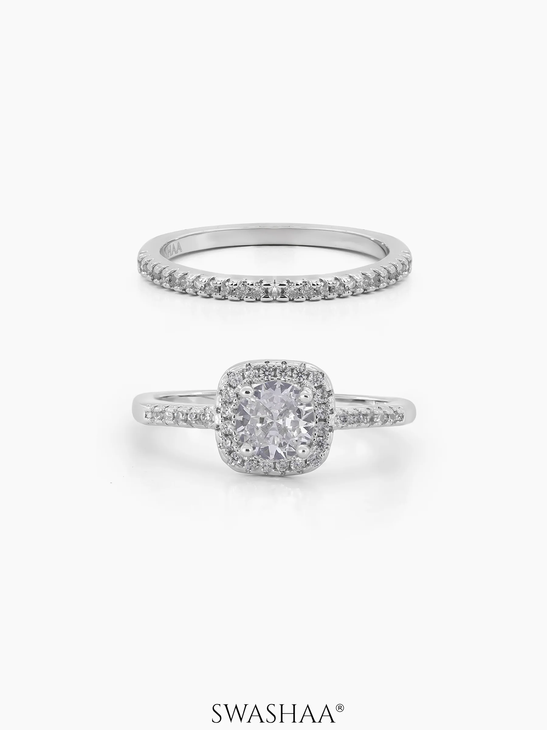 Ivara Cushion Solitaire Ring - Image 2