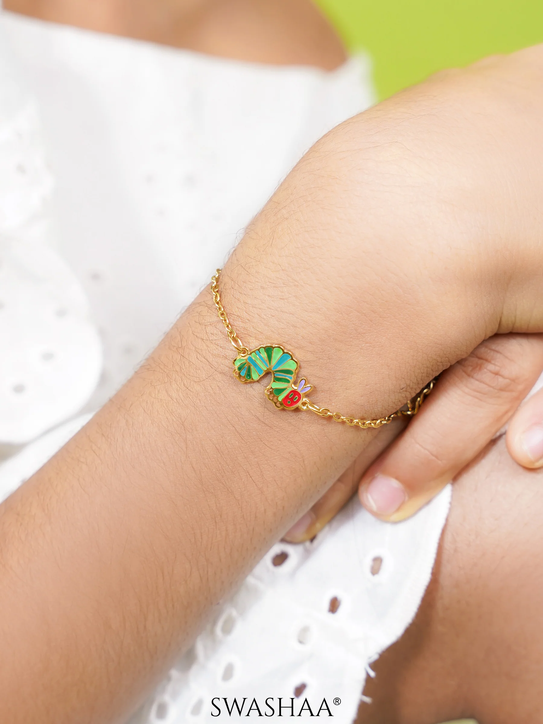 Kiro Snail 18K Gold Plated Kid's Bracelet - Image 3