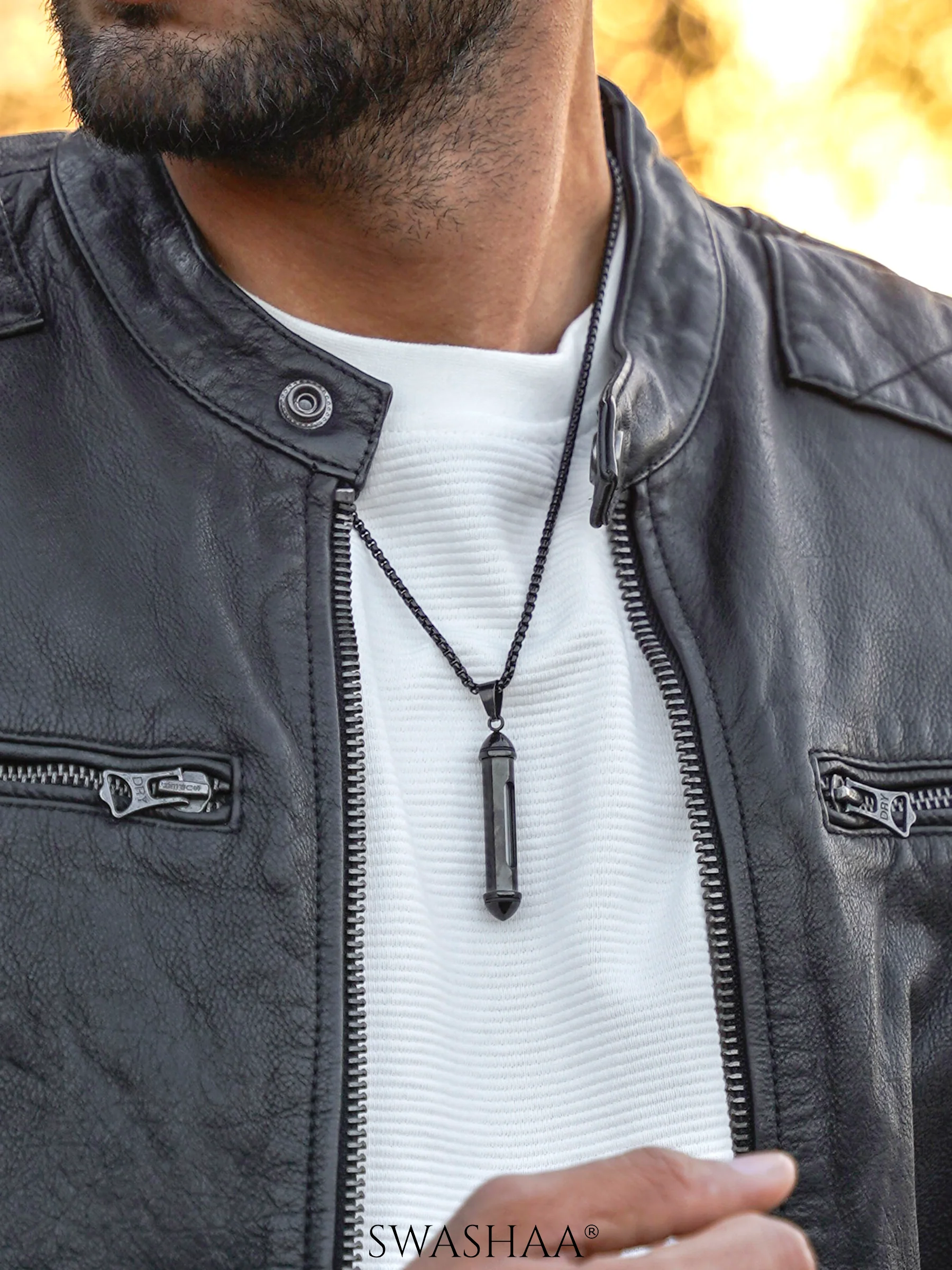 Luca Men's Chain Pendant - Image 6