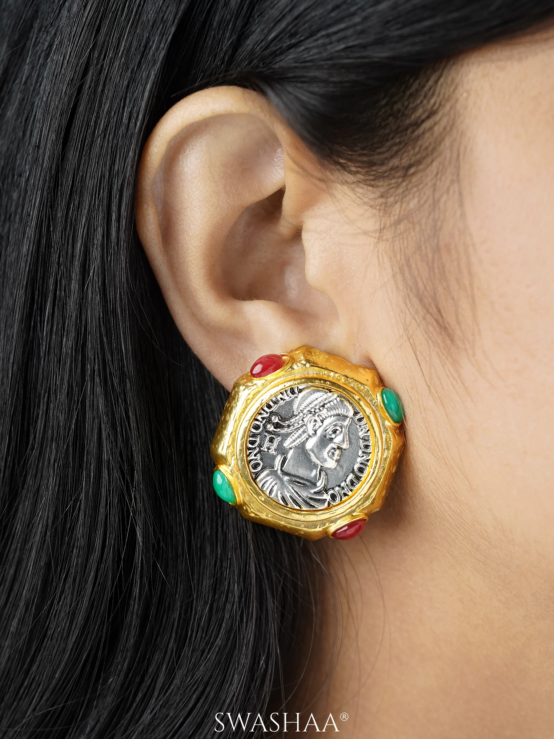 Maia 18K Gold Plated Earrings - Image 4