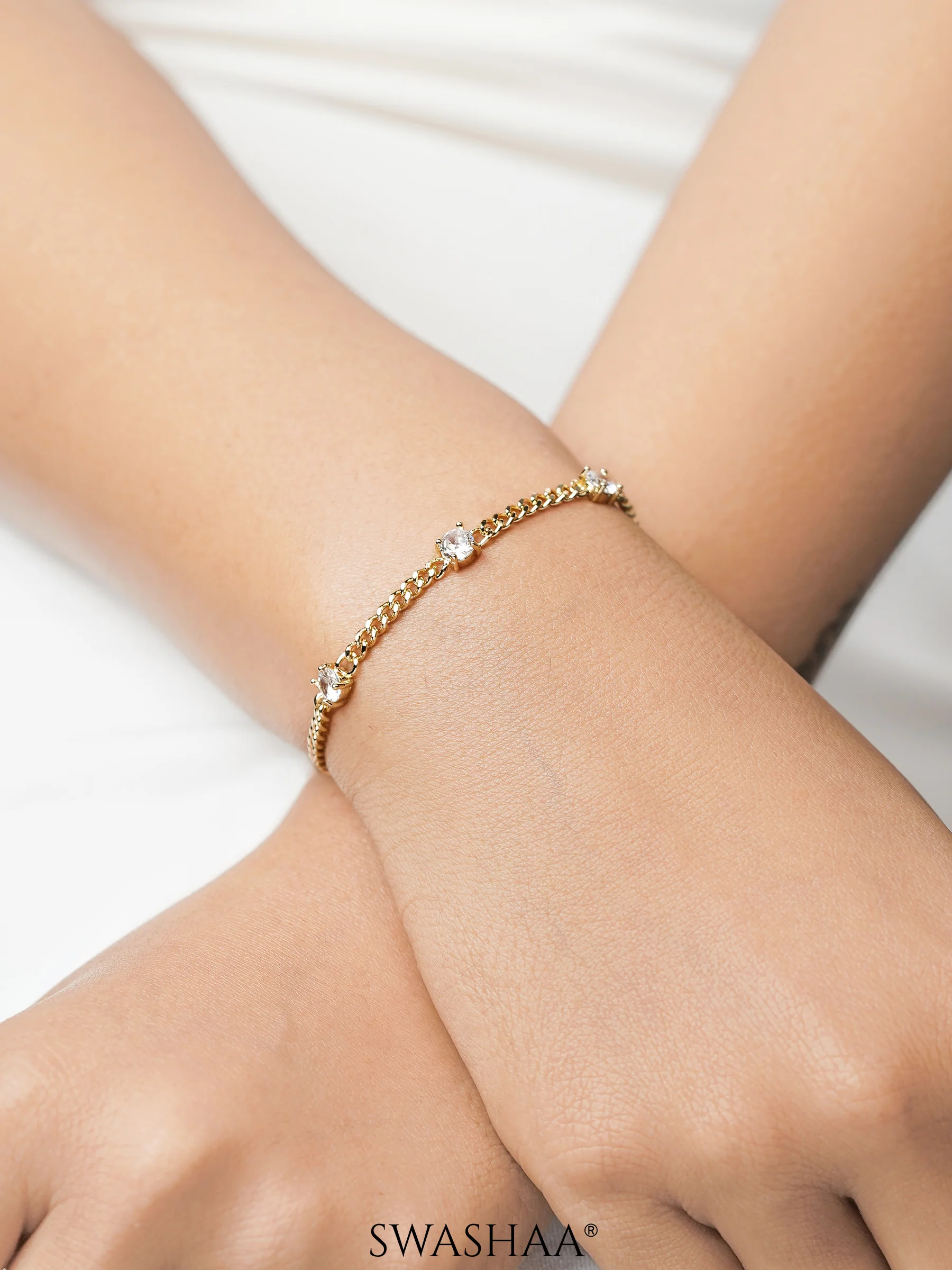 Margaret 18K Gold Plated Bracelet - Image 10