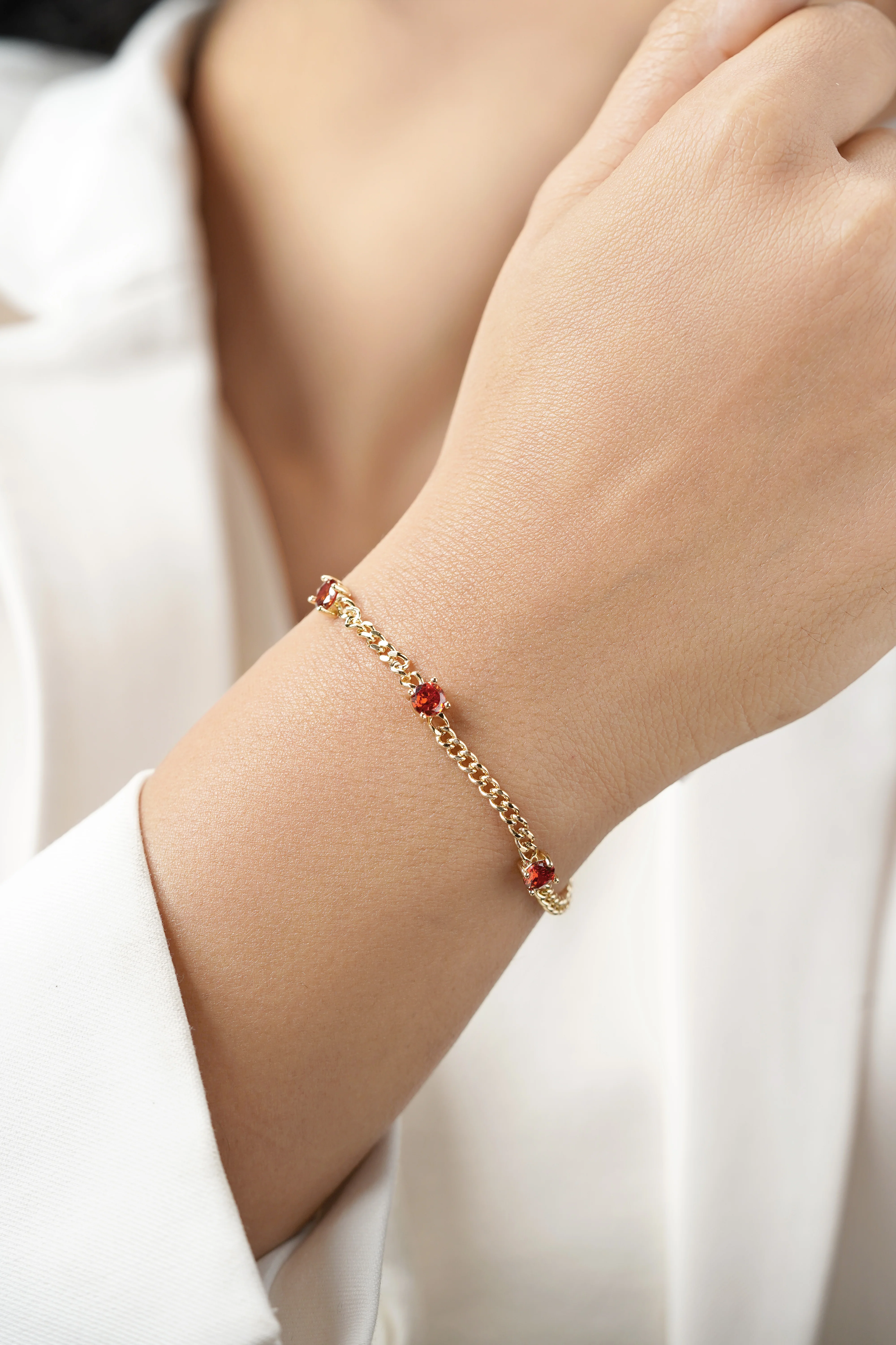 Margaret 18K Gold Plated Bracelet - Image 6