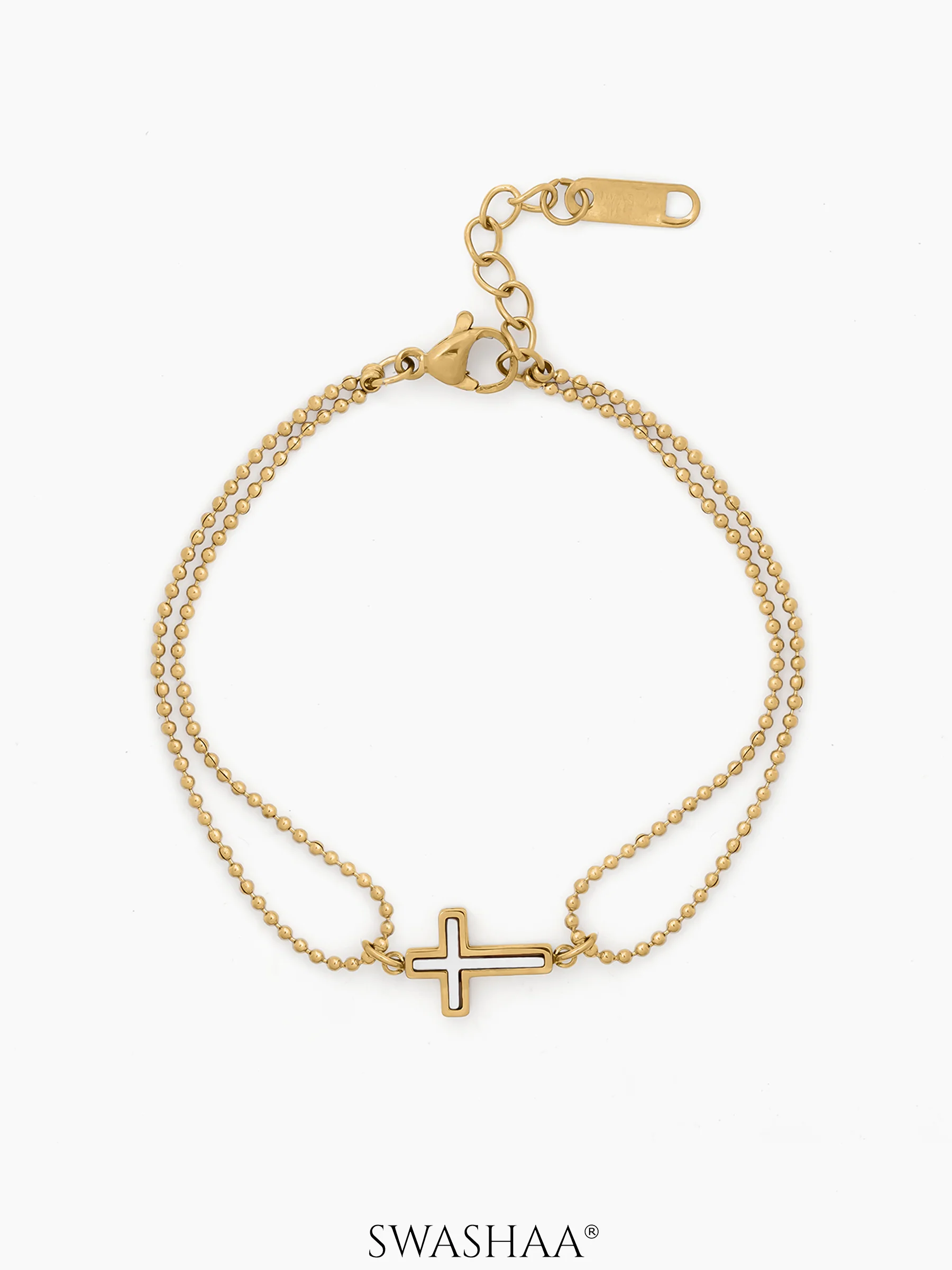 Monira Cross Chain Bracelet