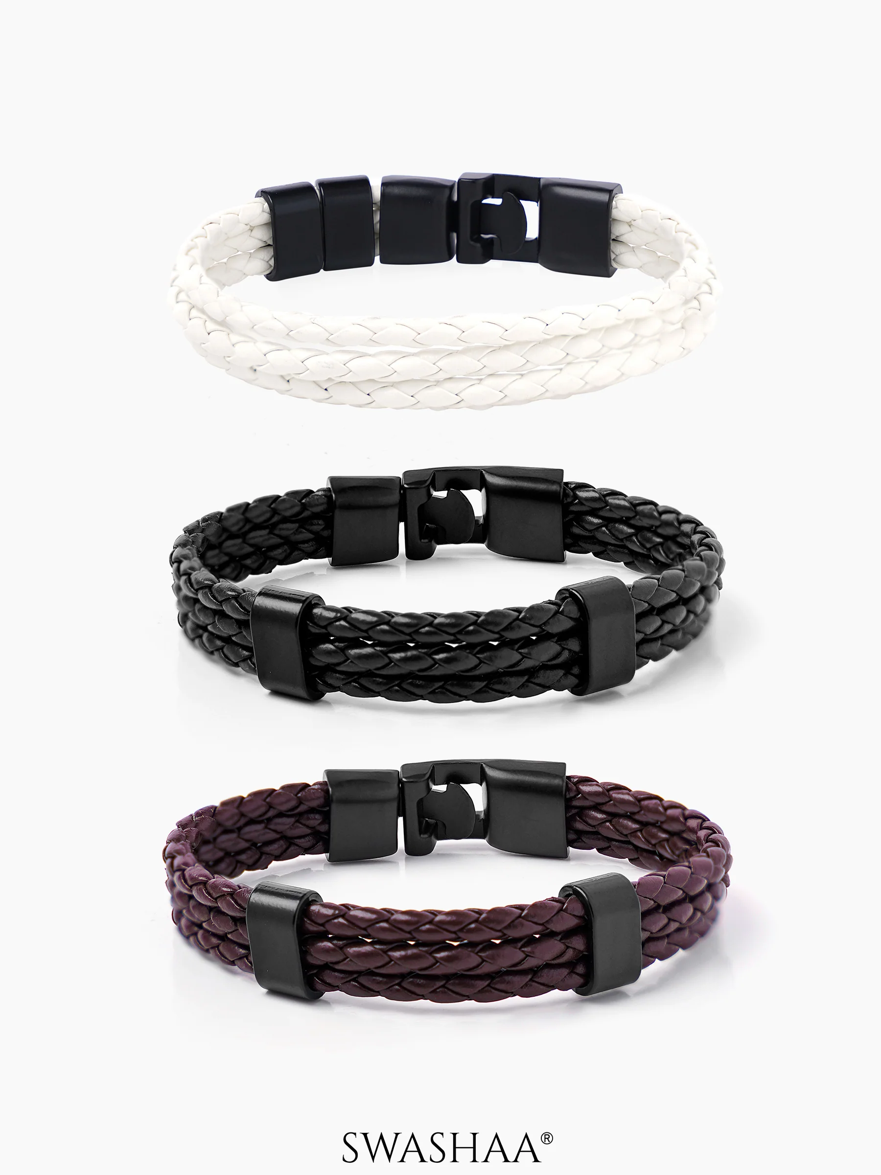 Neo Men's Leather Bracelet - Image 10