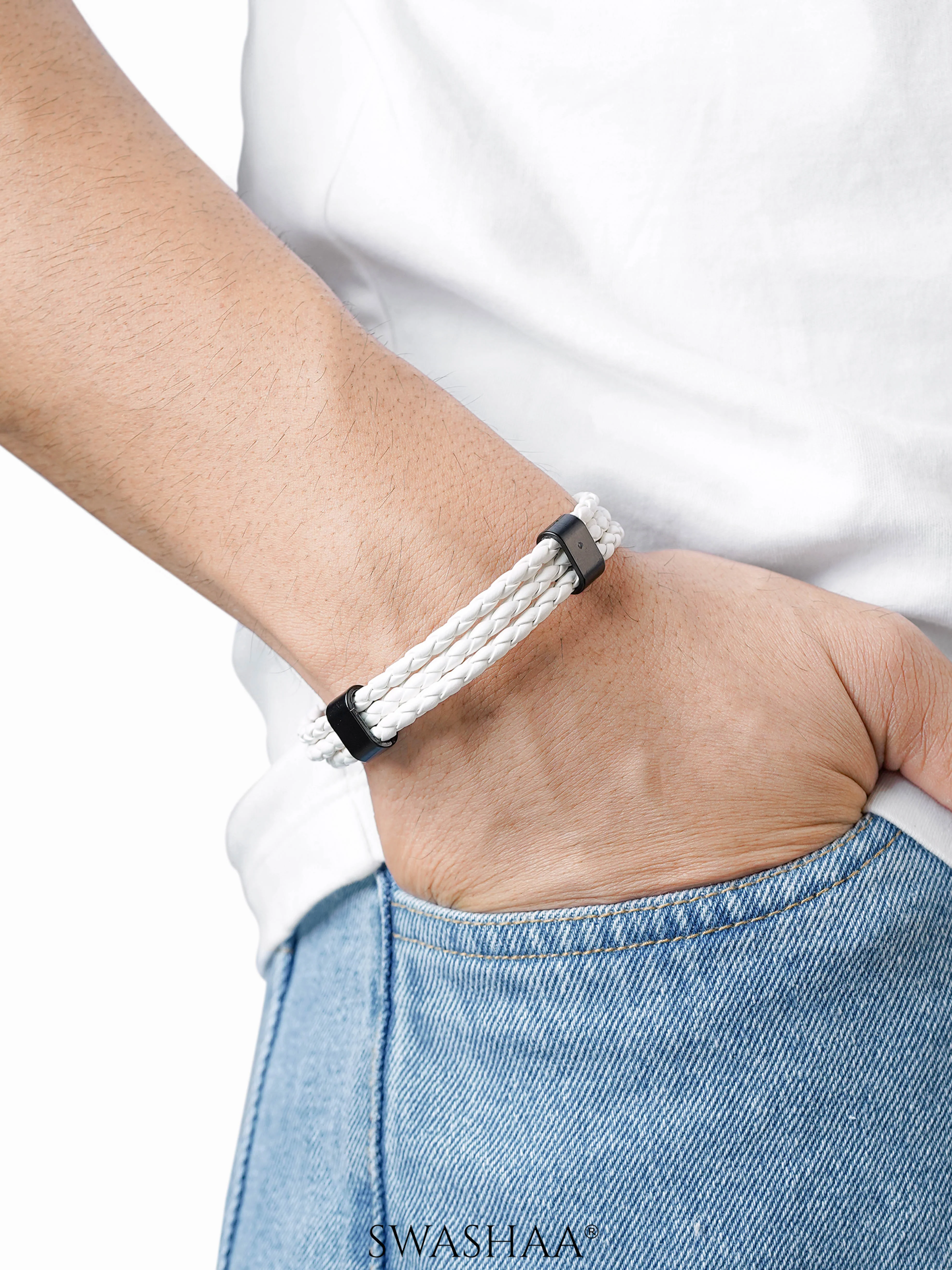 Neo Men's Leather Bracelet - Image 5