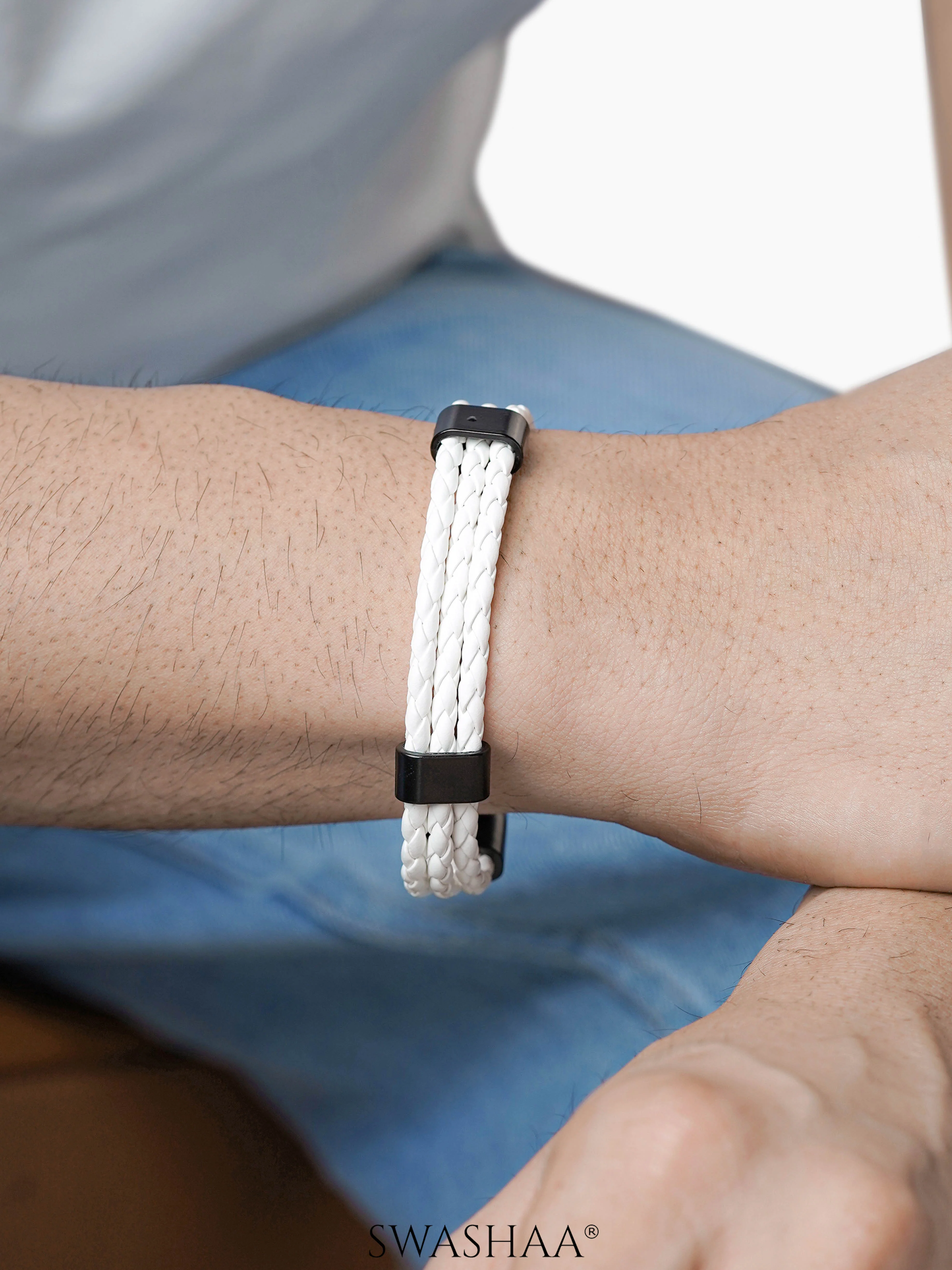 Neo Men's Leather Bracelet - Image 6