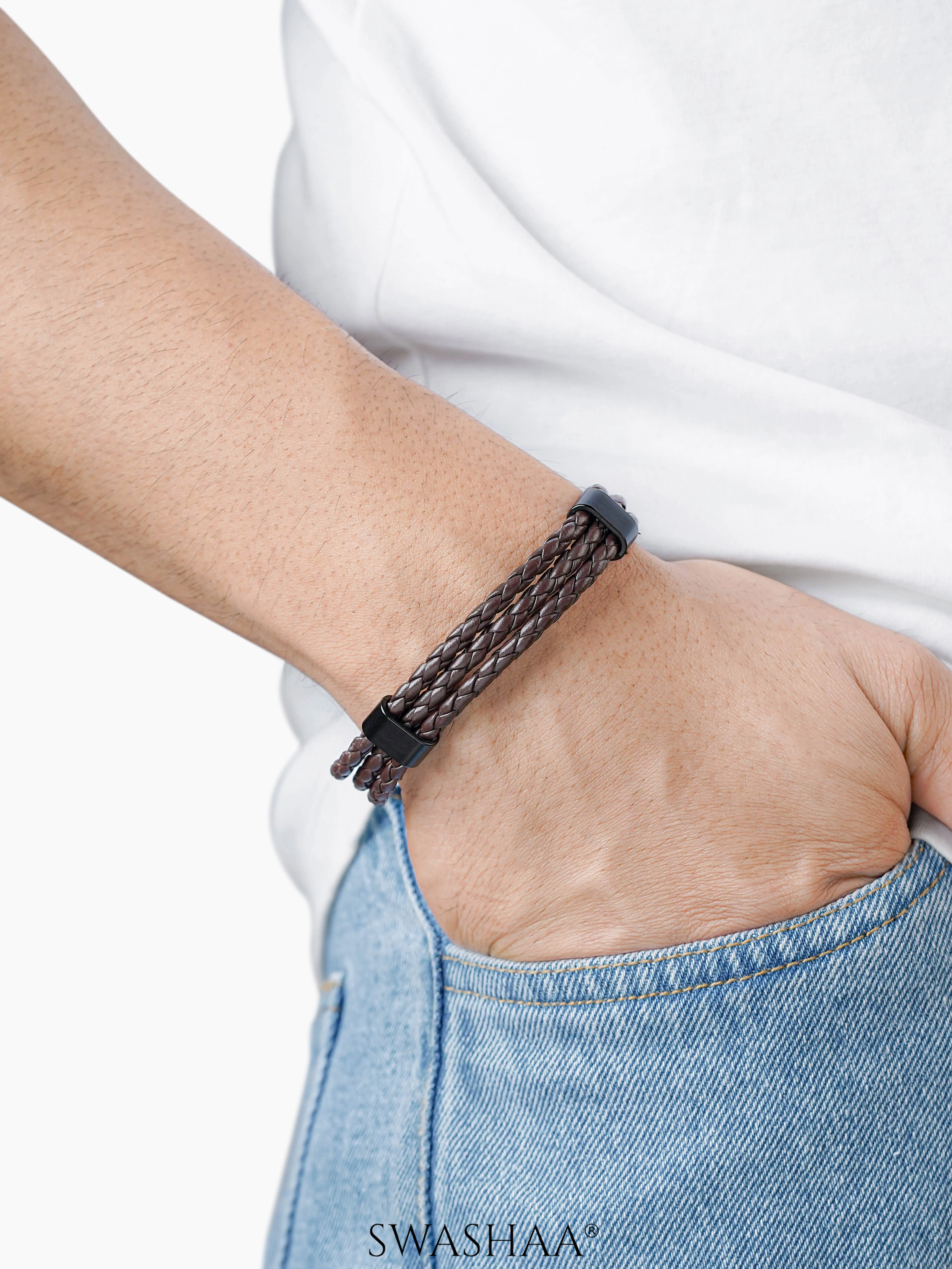 Neo Men's Leather Bracelet - Image 8