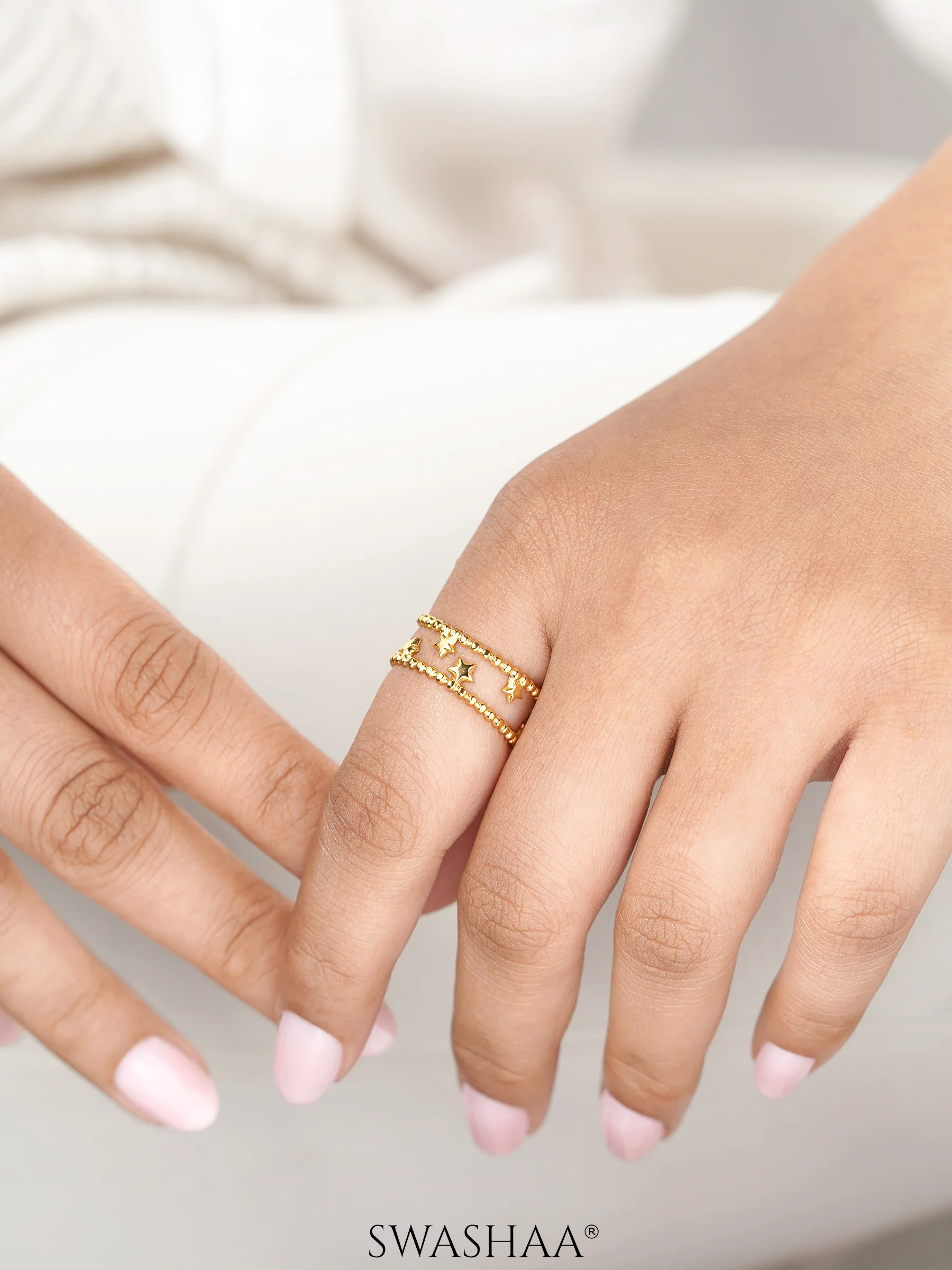 Nitara 18K Gold Plated Ring - Image 5