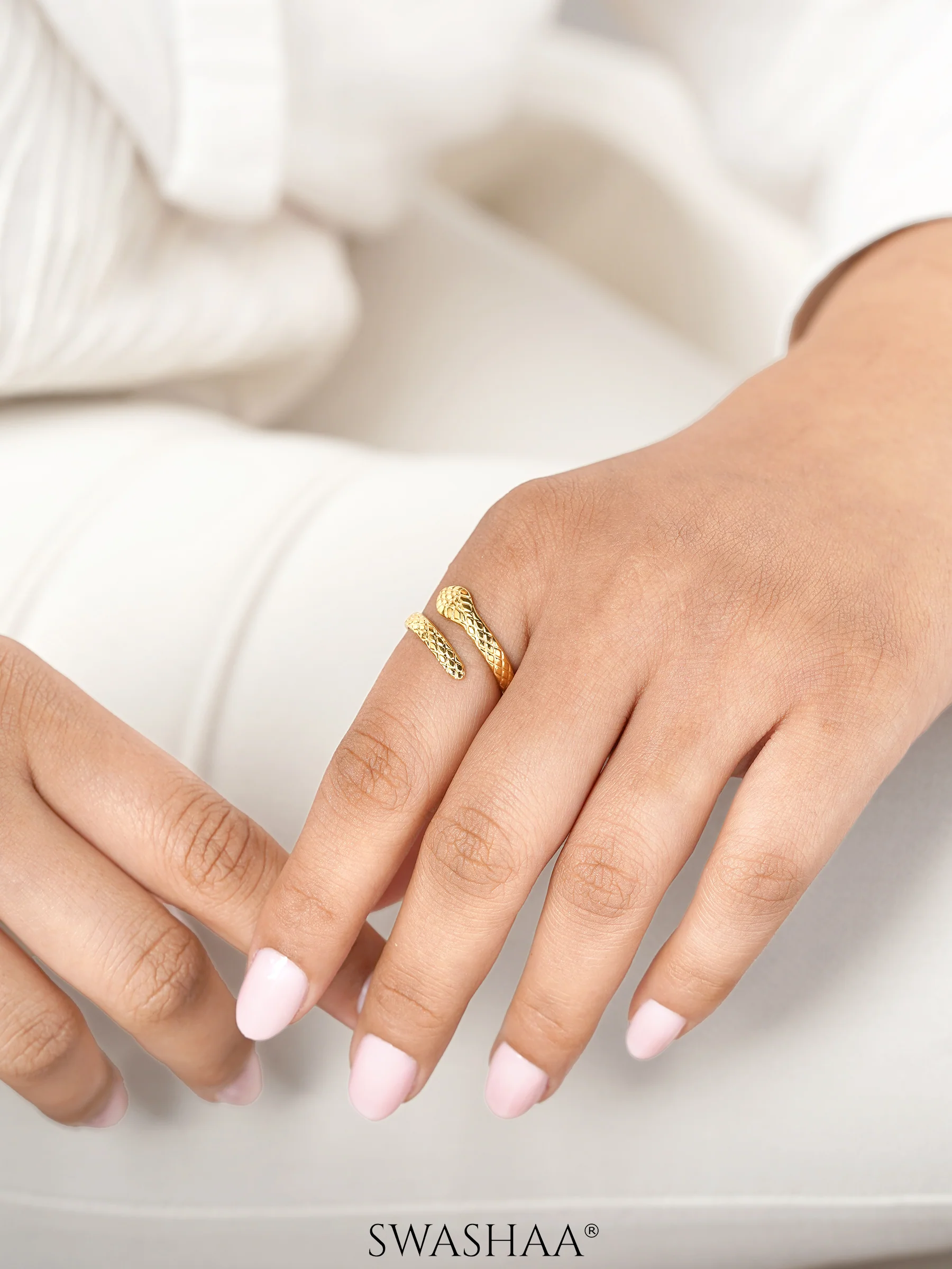 Nola 18K Gold Plated Ring - Image 4