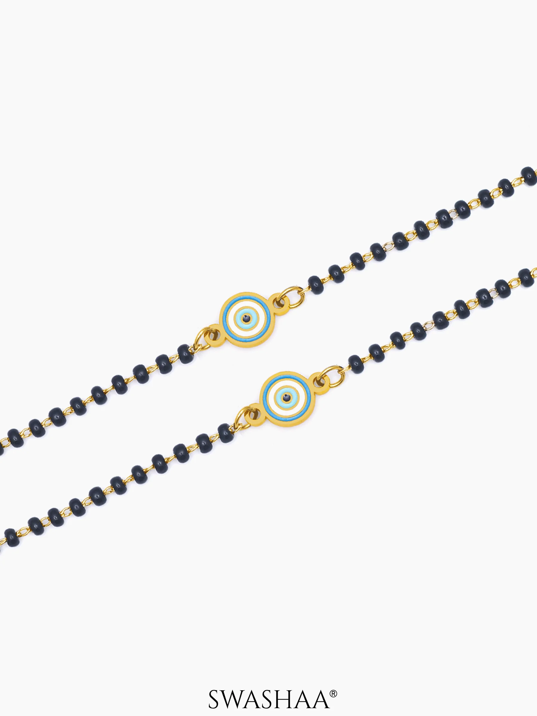 Ocean Eye 18K Gold Plated Kid's Nazariya Bracelet - Image 4