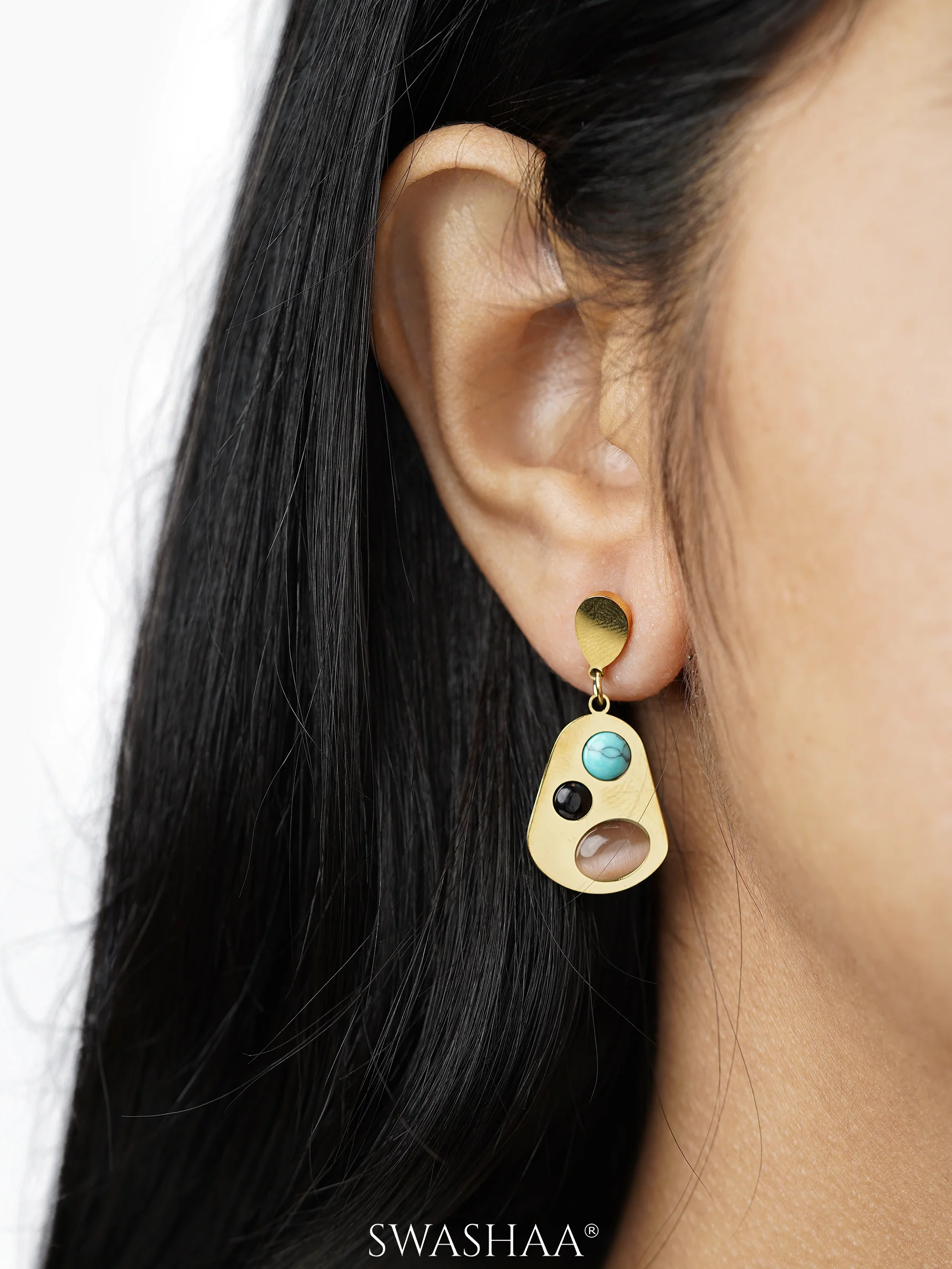 Odilia 18K Gold Plated Earrings - Image 4
