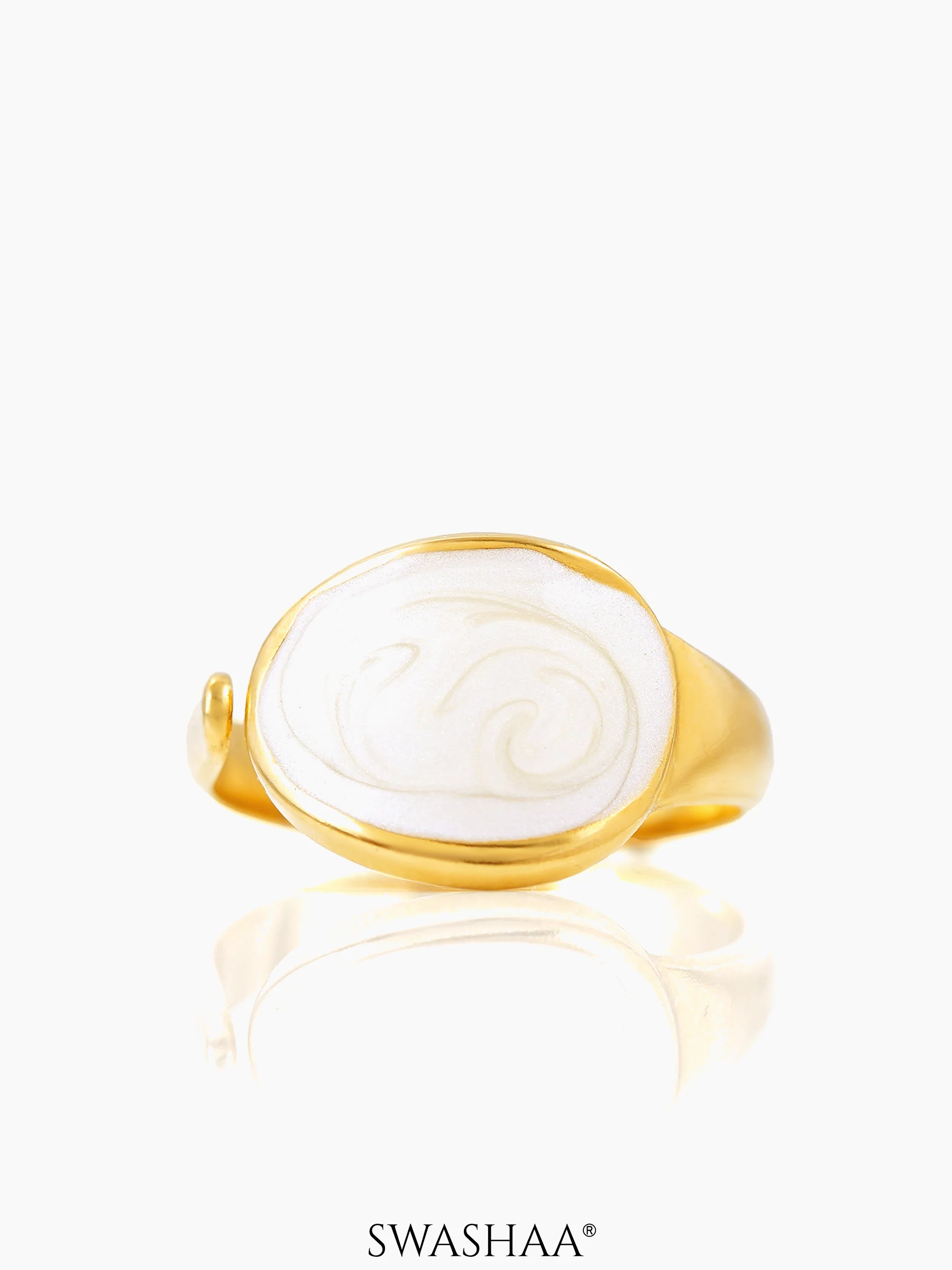 Pashto 18K Gold Plated Ring - Image 4