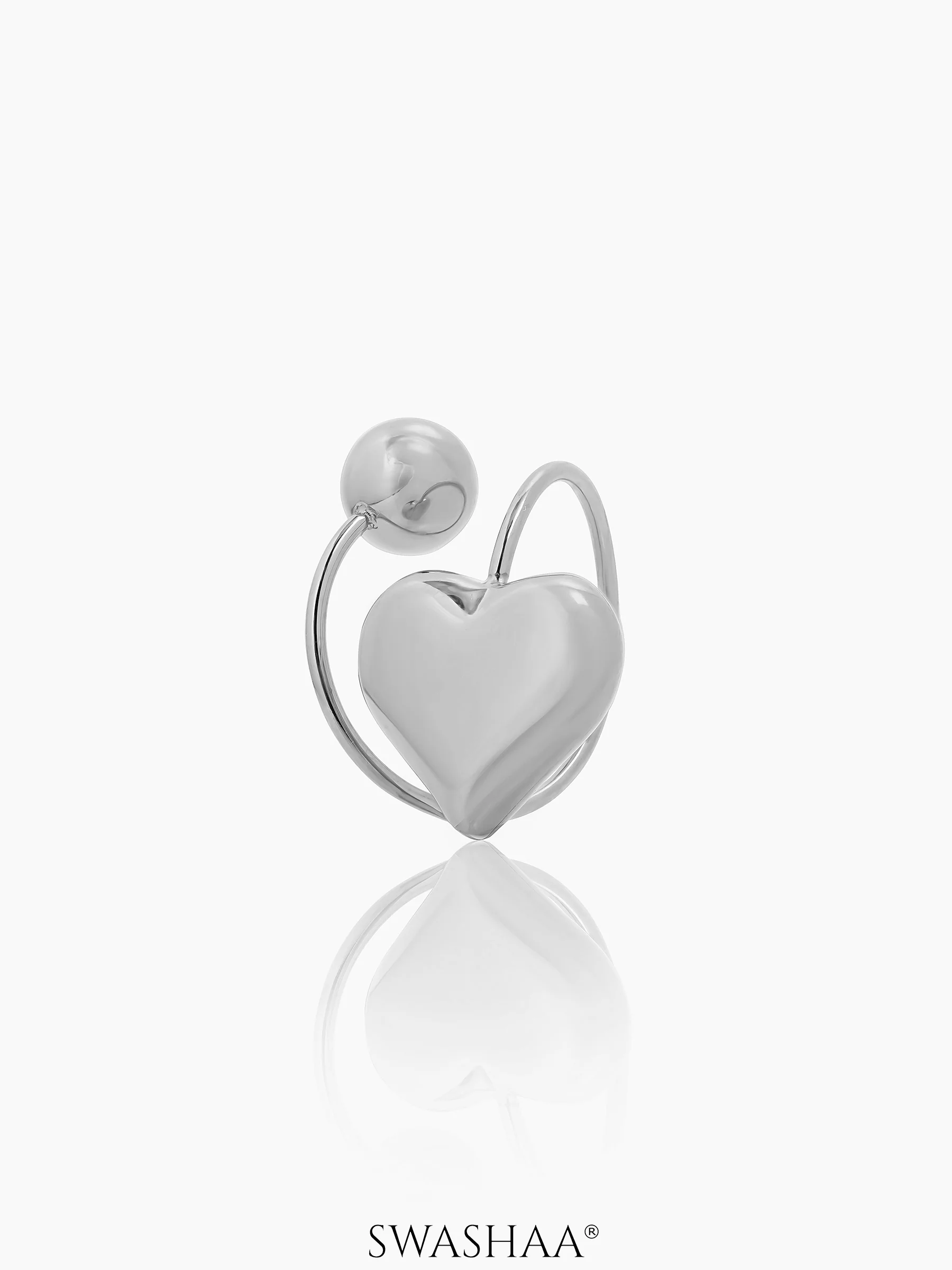 Reemi Glossy Heart Ring - Image 6