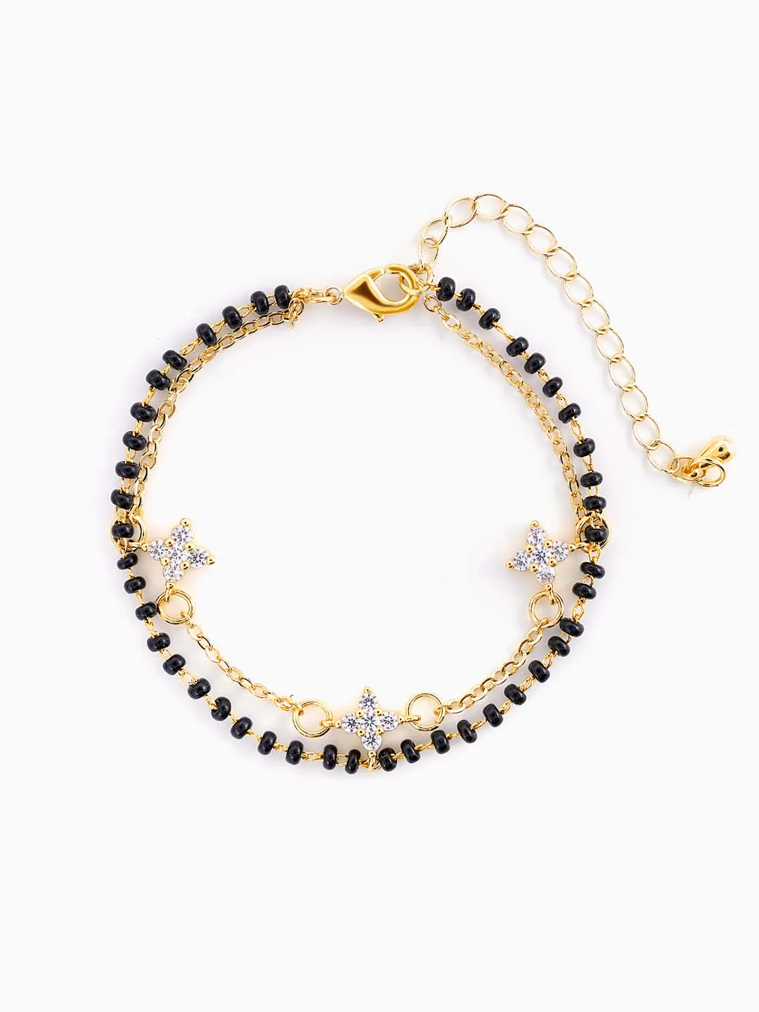 Saira 14K Gold Plated Mangalsutra Bracelet
