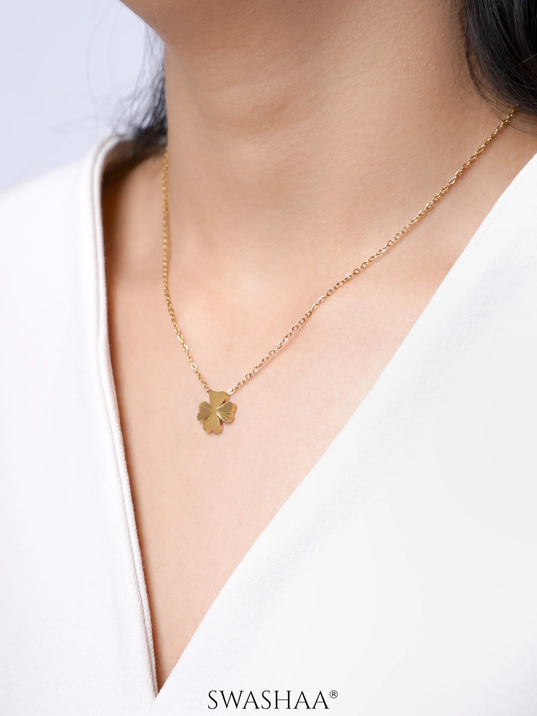 Siena Clover Necklace - Image 3