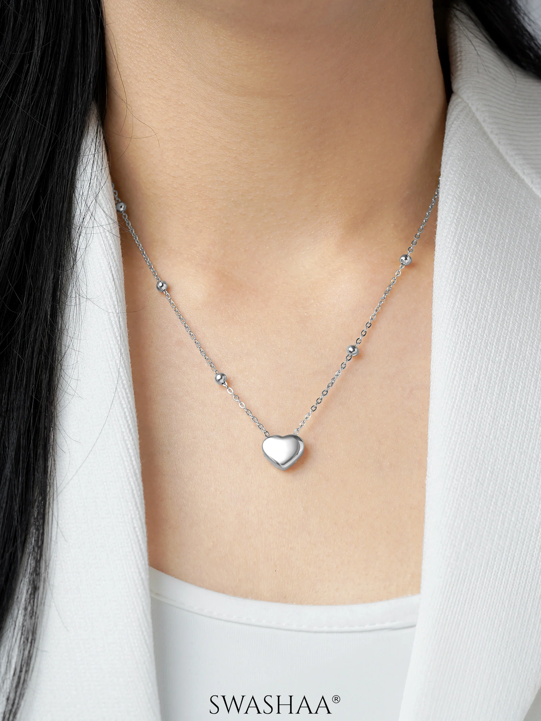 Statement Heart Necklace - Image 4