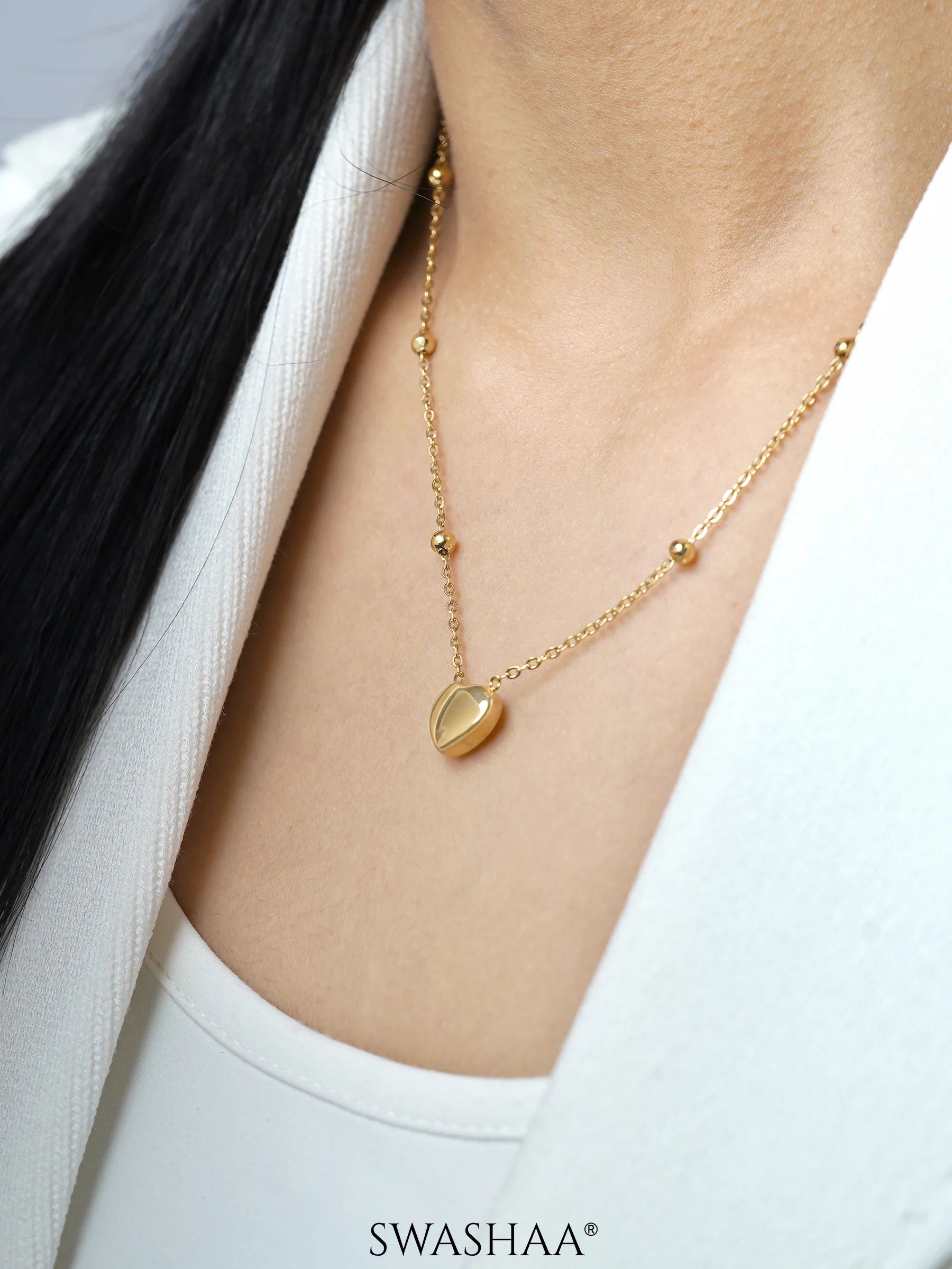 Statement Heart Necklace - Image 5