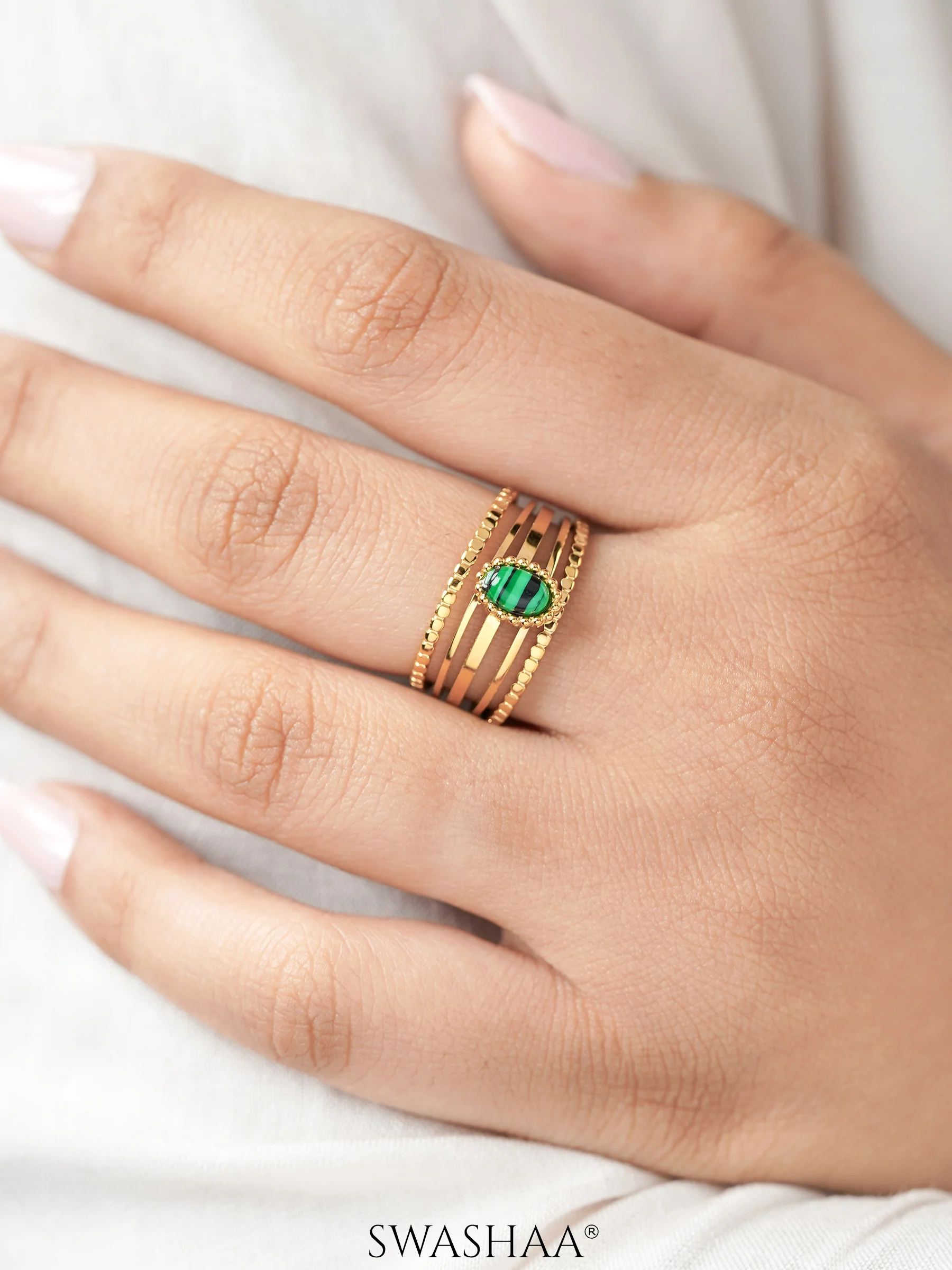 Maro 18K Gold Plated Ring - Image 2