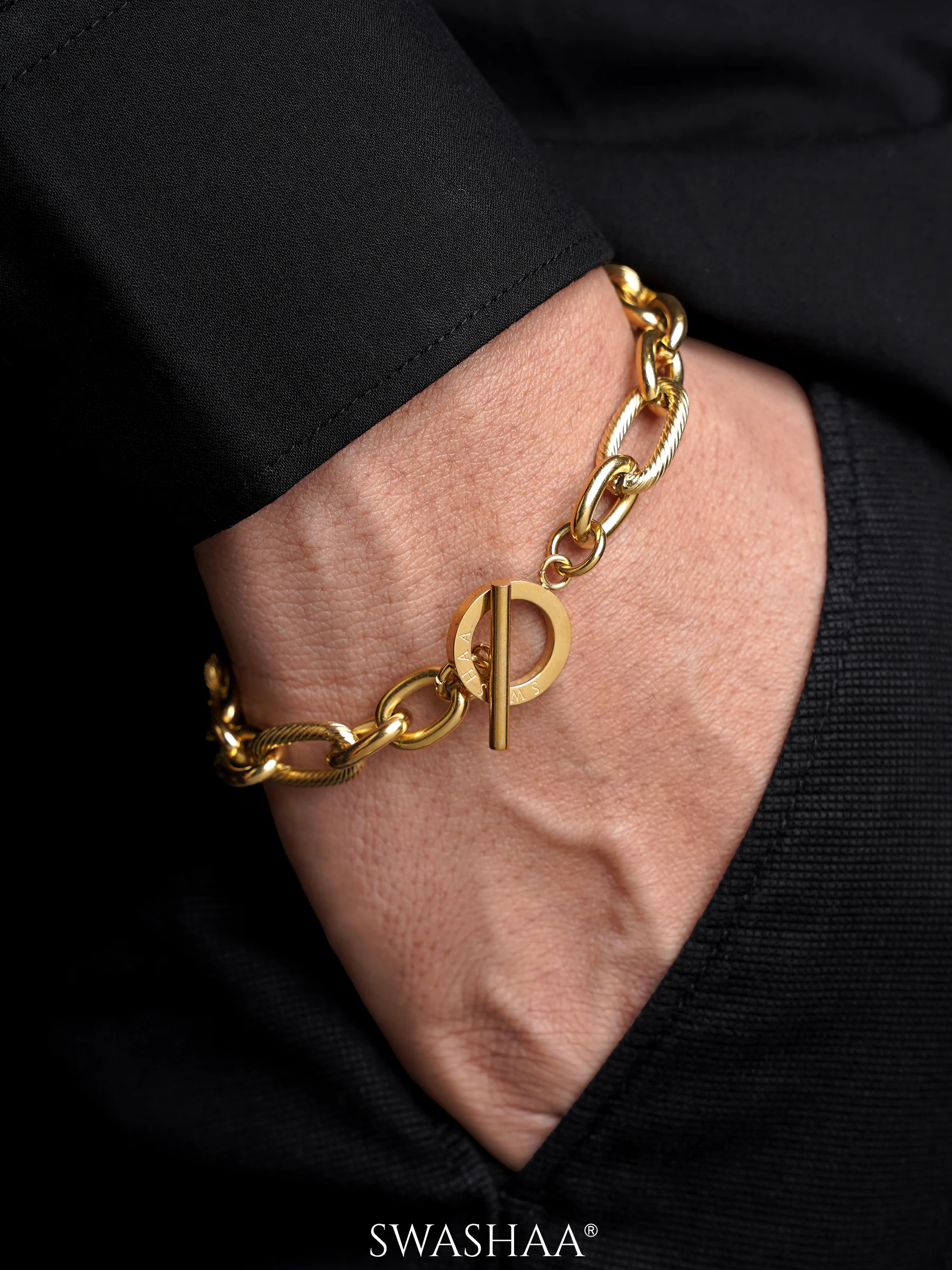Toggle Chain Men's Bracelet - Image 2