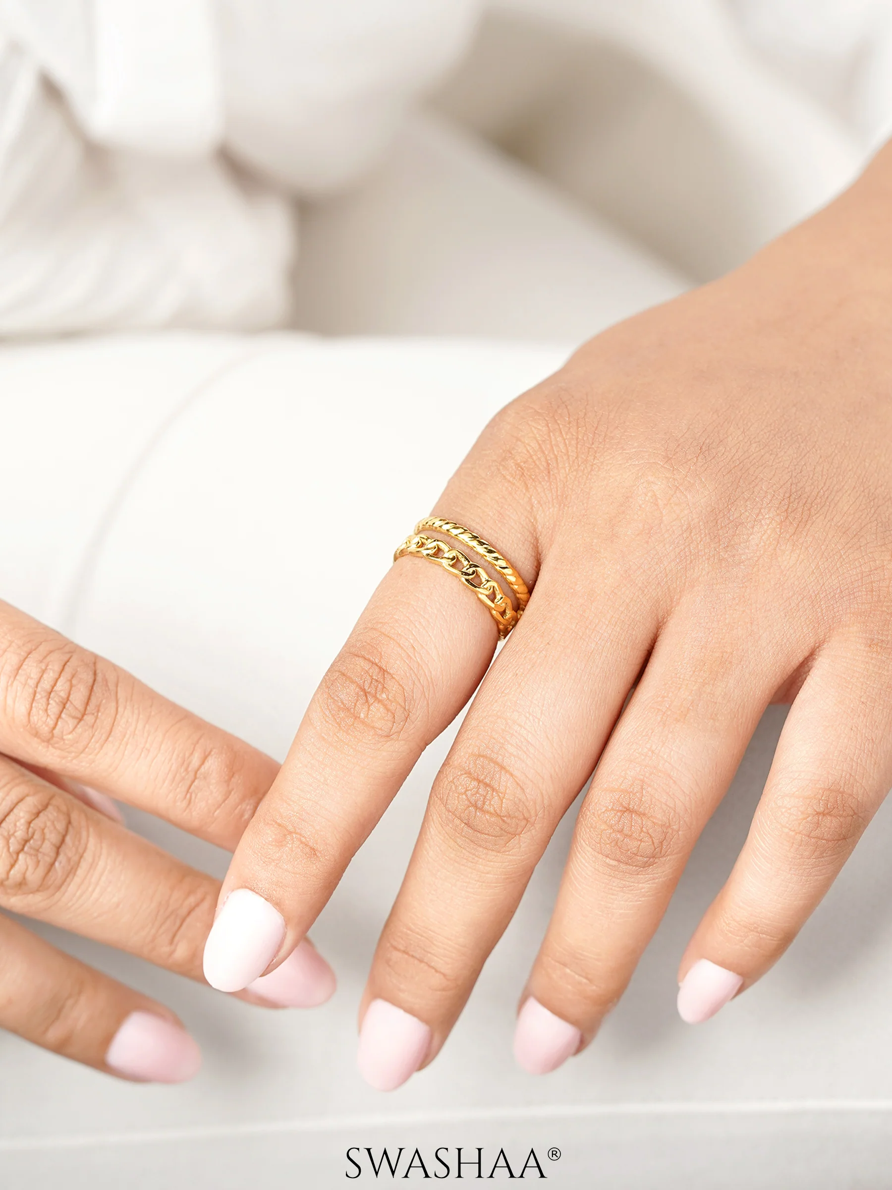 Tonia 18K Gold Plated Ring - Image 5