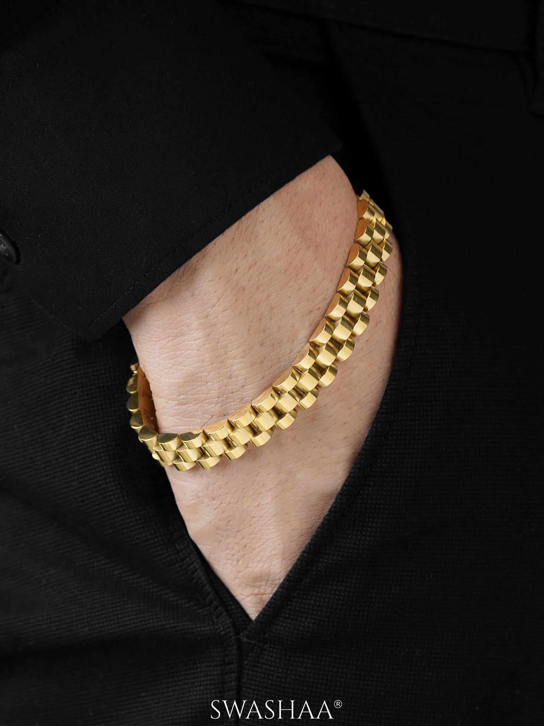 Valdez Men's Watch Belt Bracelet - Image 2