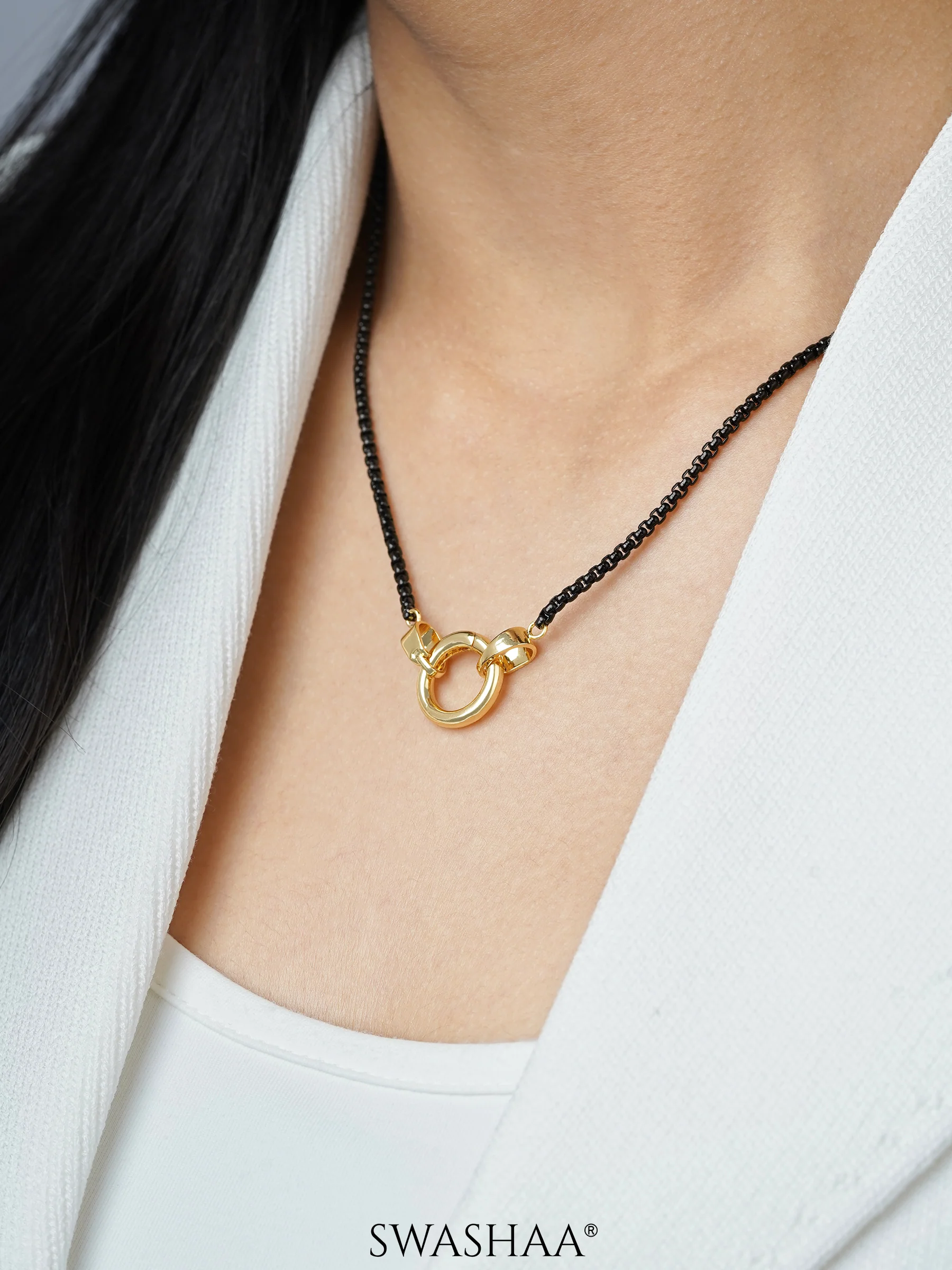 Vangie Eternal Ring Amulate Box Chain Necklace - Image 6