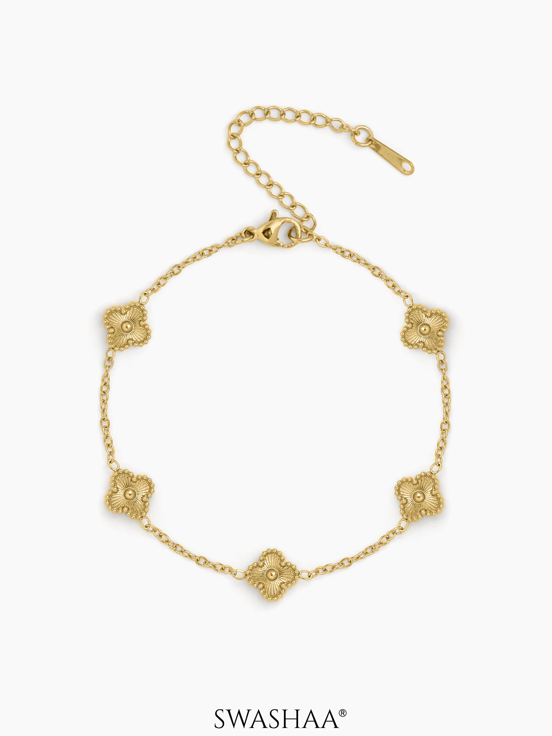 Velmira Clover Charm Bracelet