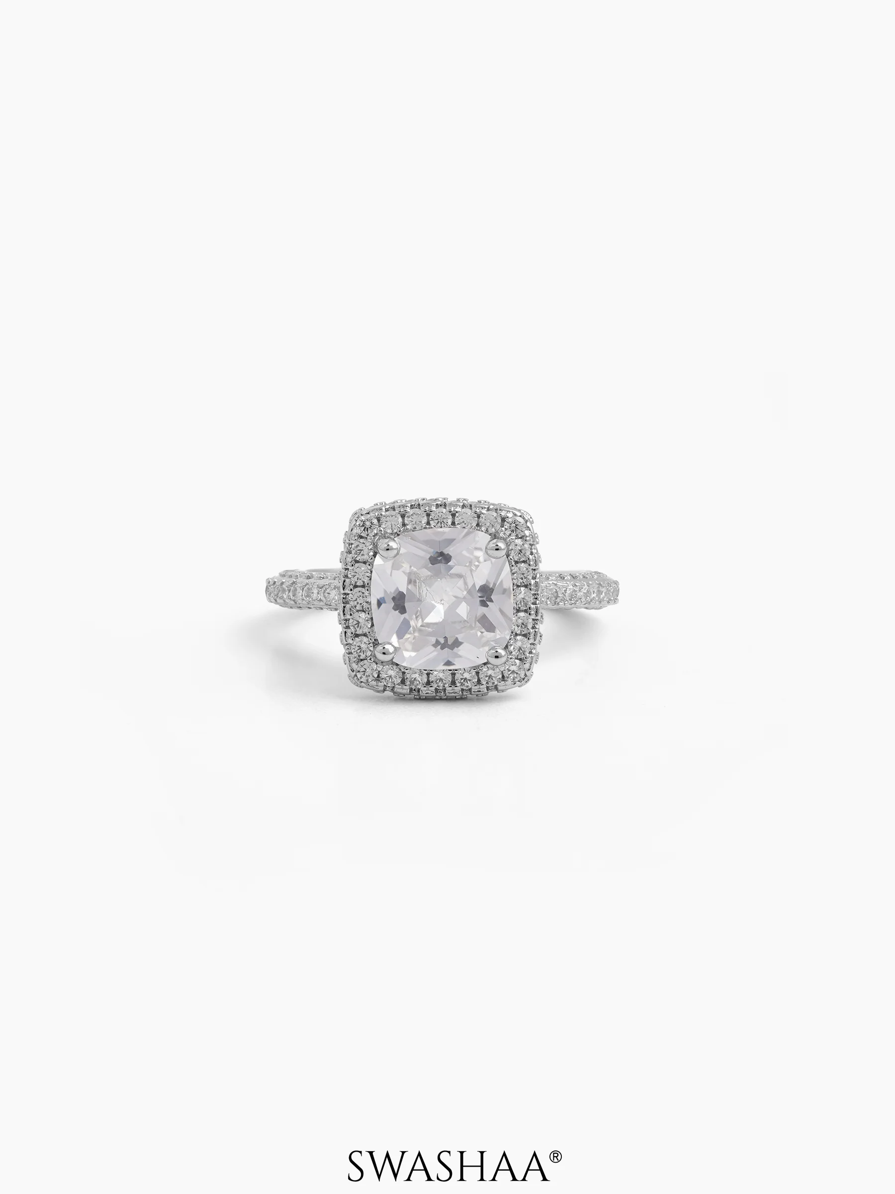 Velora Cushion Solitaire Ring - Image 2