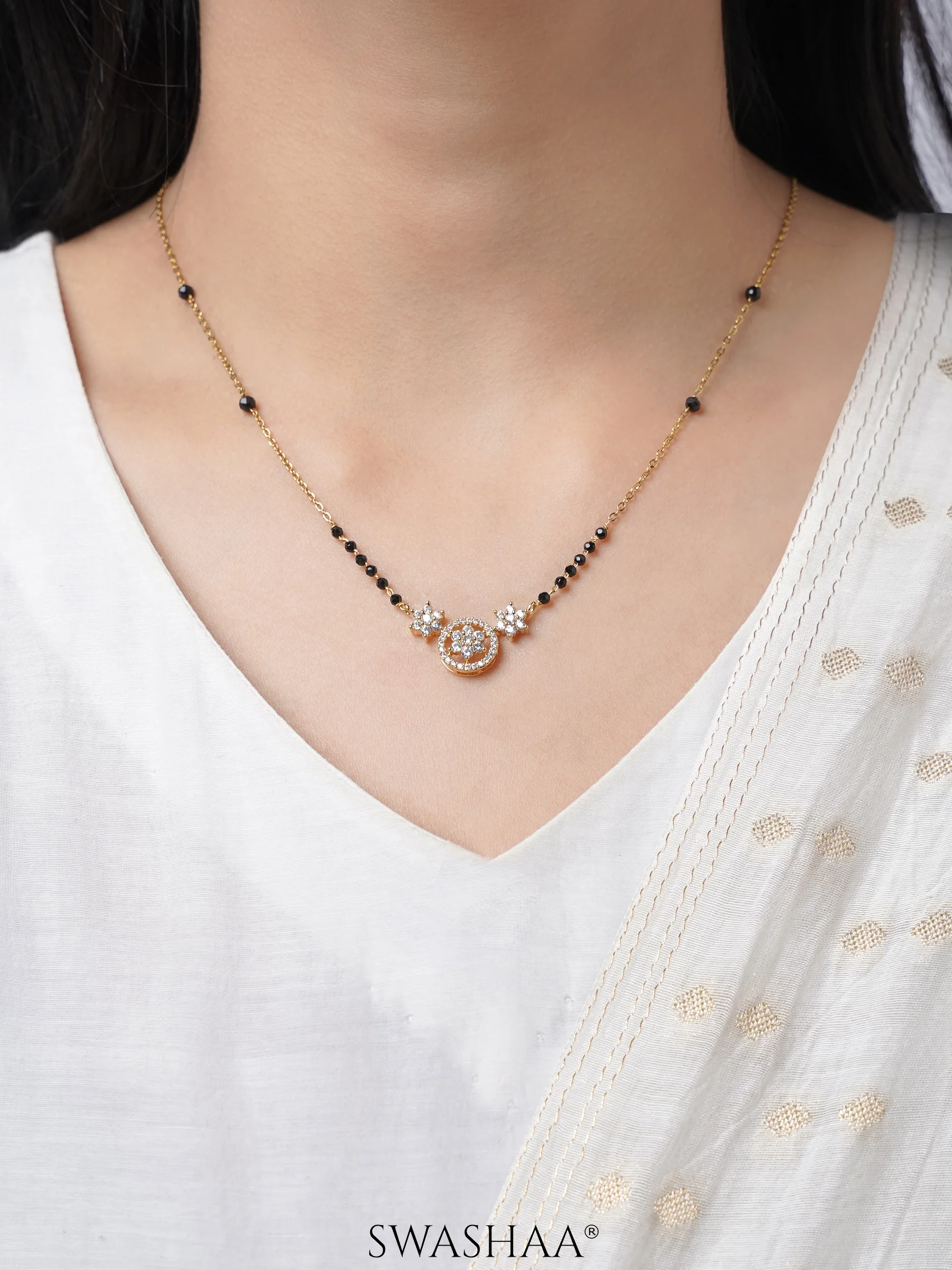 Vrashi 18K Gold Plated Mangalsutra - Image 2