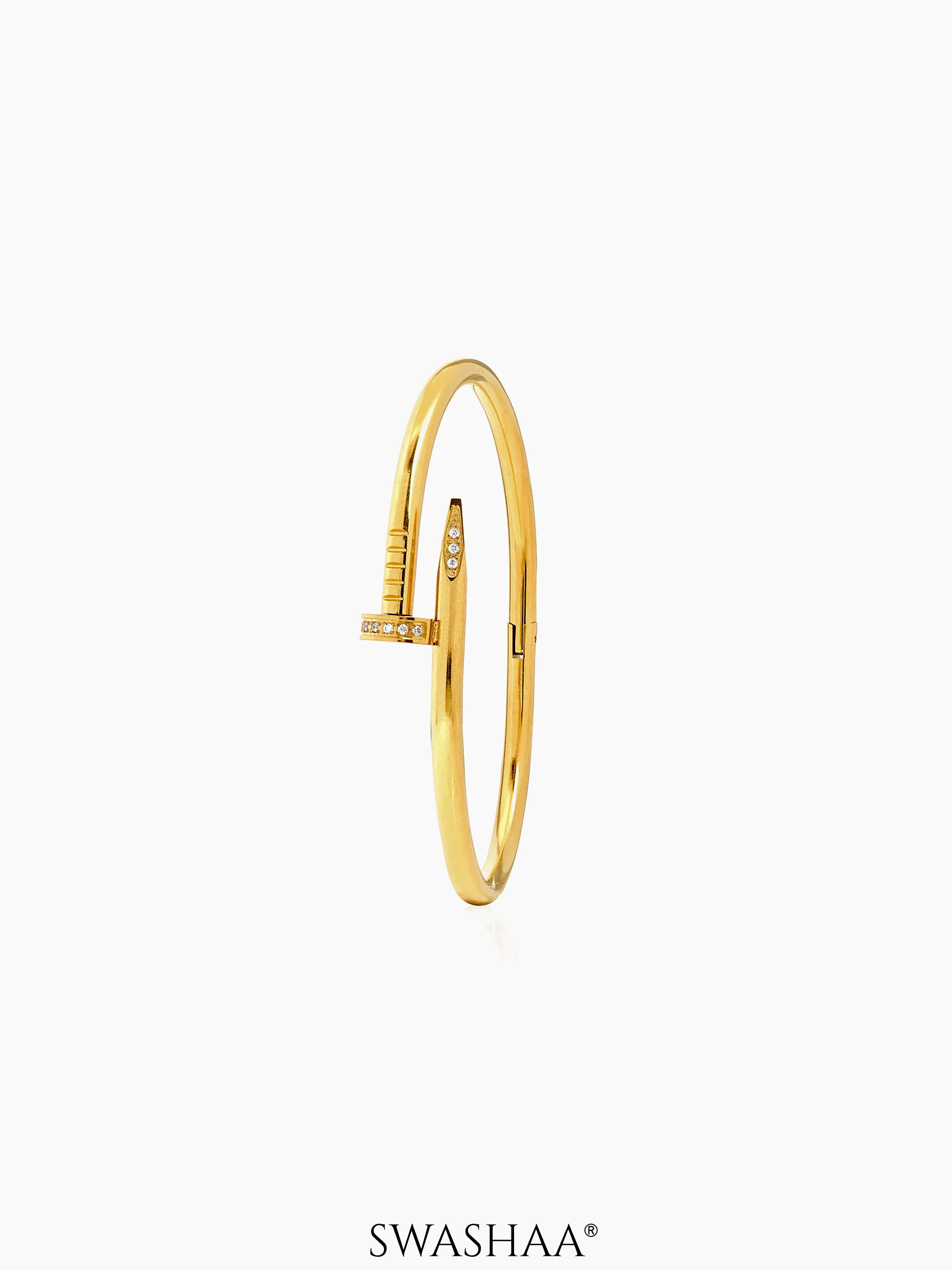 Zayden Diamond Nail Men's Bracelet